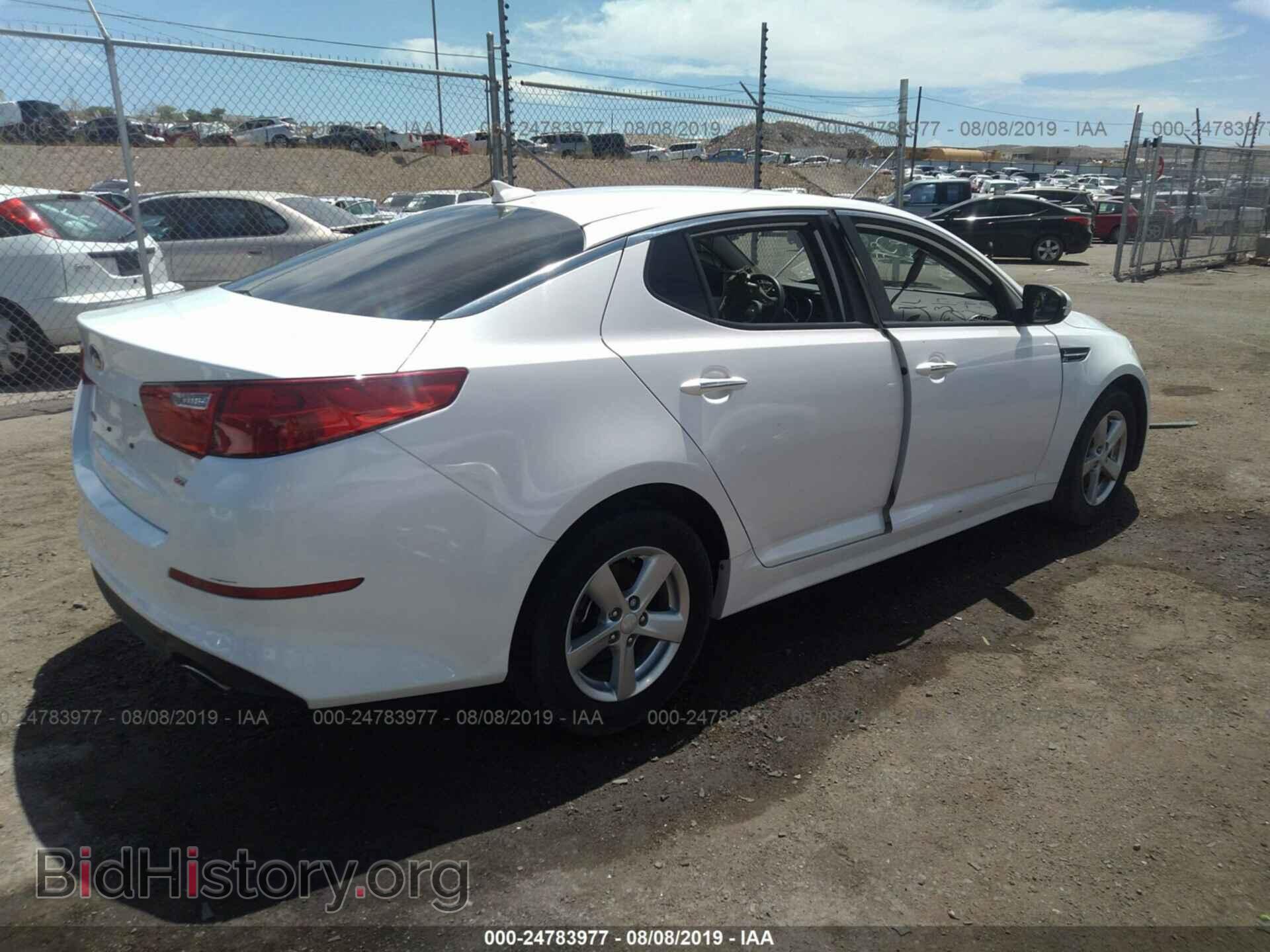 2015 KIA OPTIMA - VIN: KNAGM4A7XF5659833 - Фото 4
