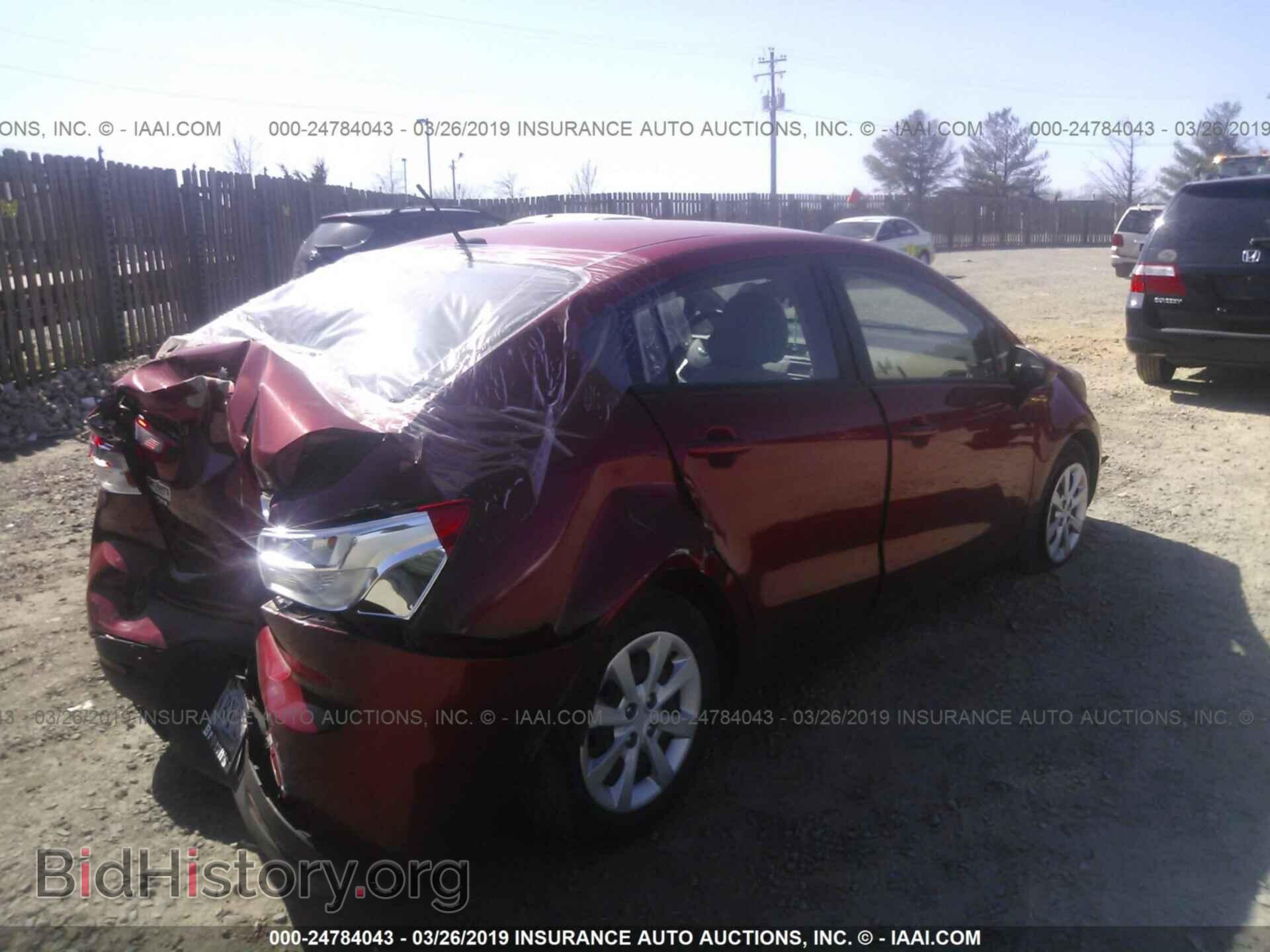 2014 KIA RIO - VIN: KNADN4A38E6369502 - Фото 4