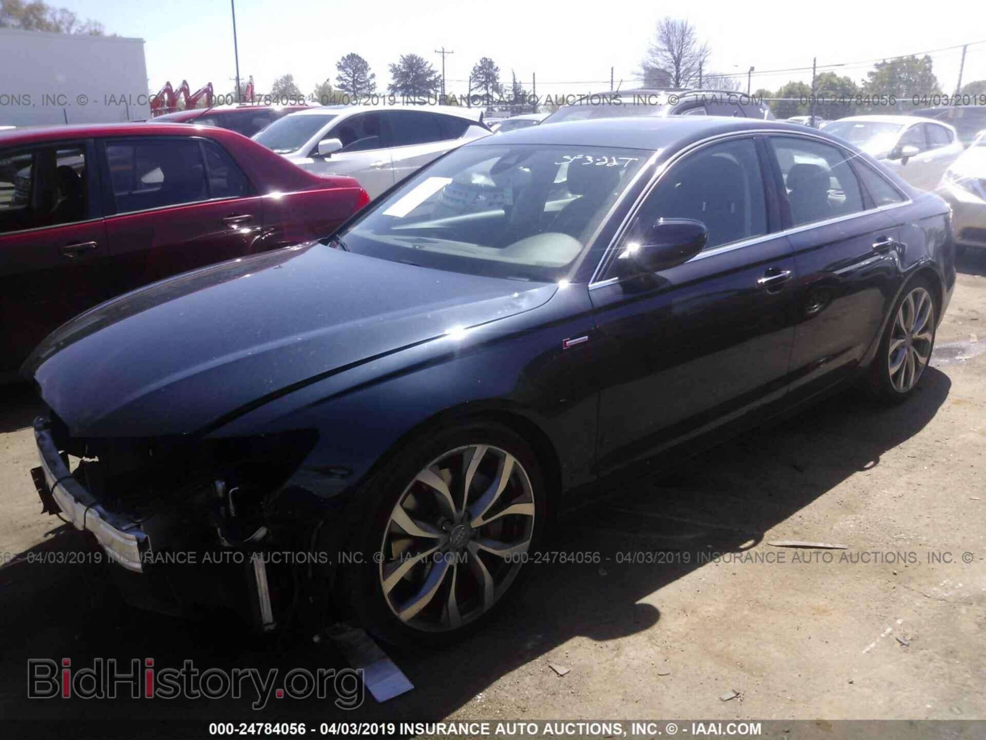 2014 AUDI A6 - VIN: WAUFGAFC0EN106789 - Фото 2