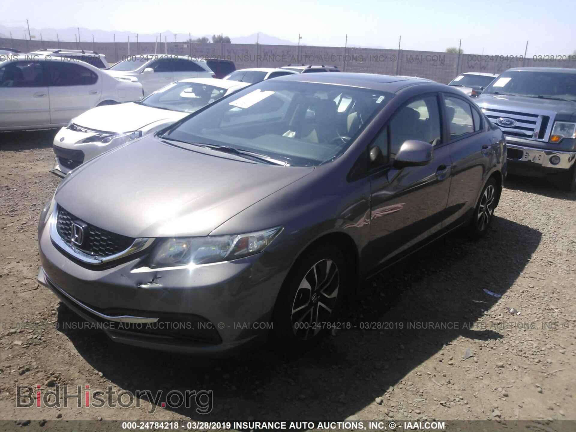 2013 HONDA CIVIC - VIN: 2HGFB2F86DH518355 - Фото 2