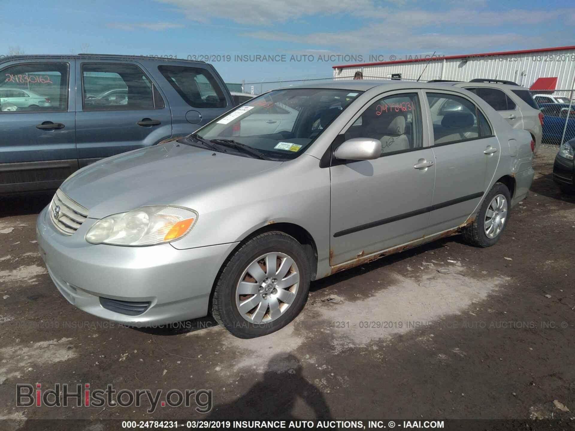 2003 TOYOTA COROLLA - VIN: 2T1BR32E43C038219 - Фото 2