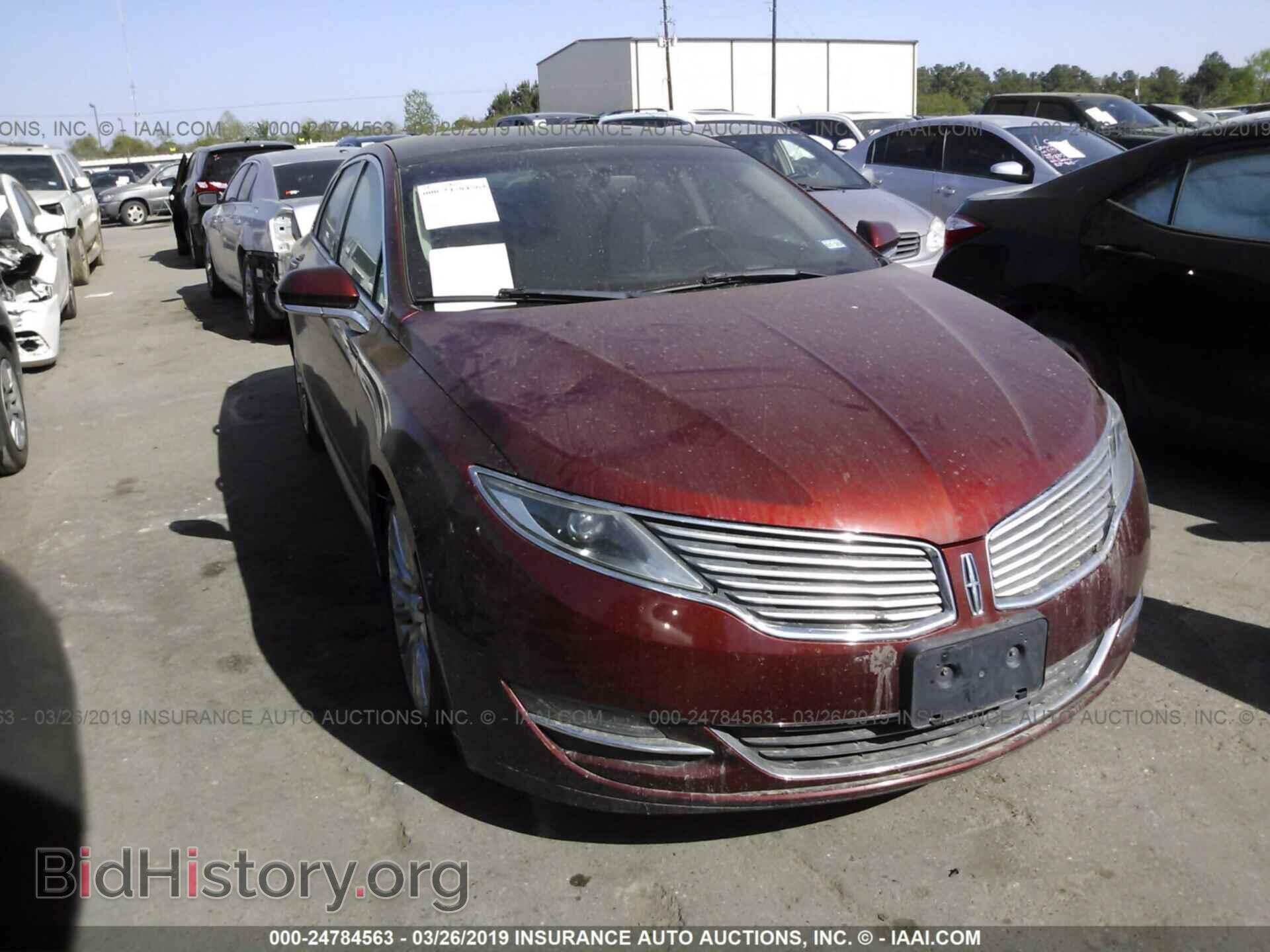 Фотография 3LN6L2G97ER824937 - LINCOLN MKZ 2014