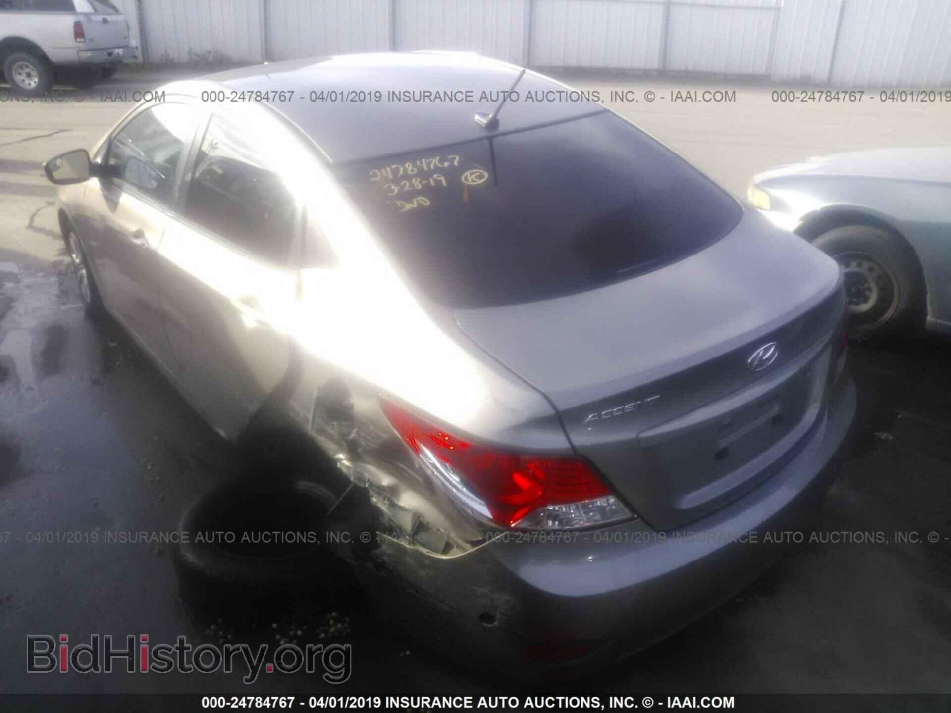 2014 HYUNDAI ACCENT - VIN: KMHCT4AE6EU671674 - Фото 3
