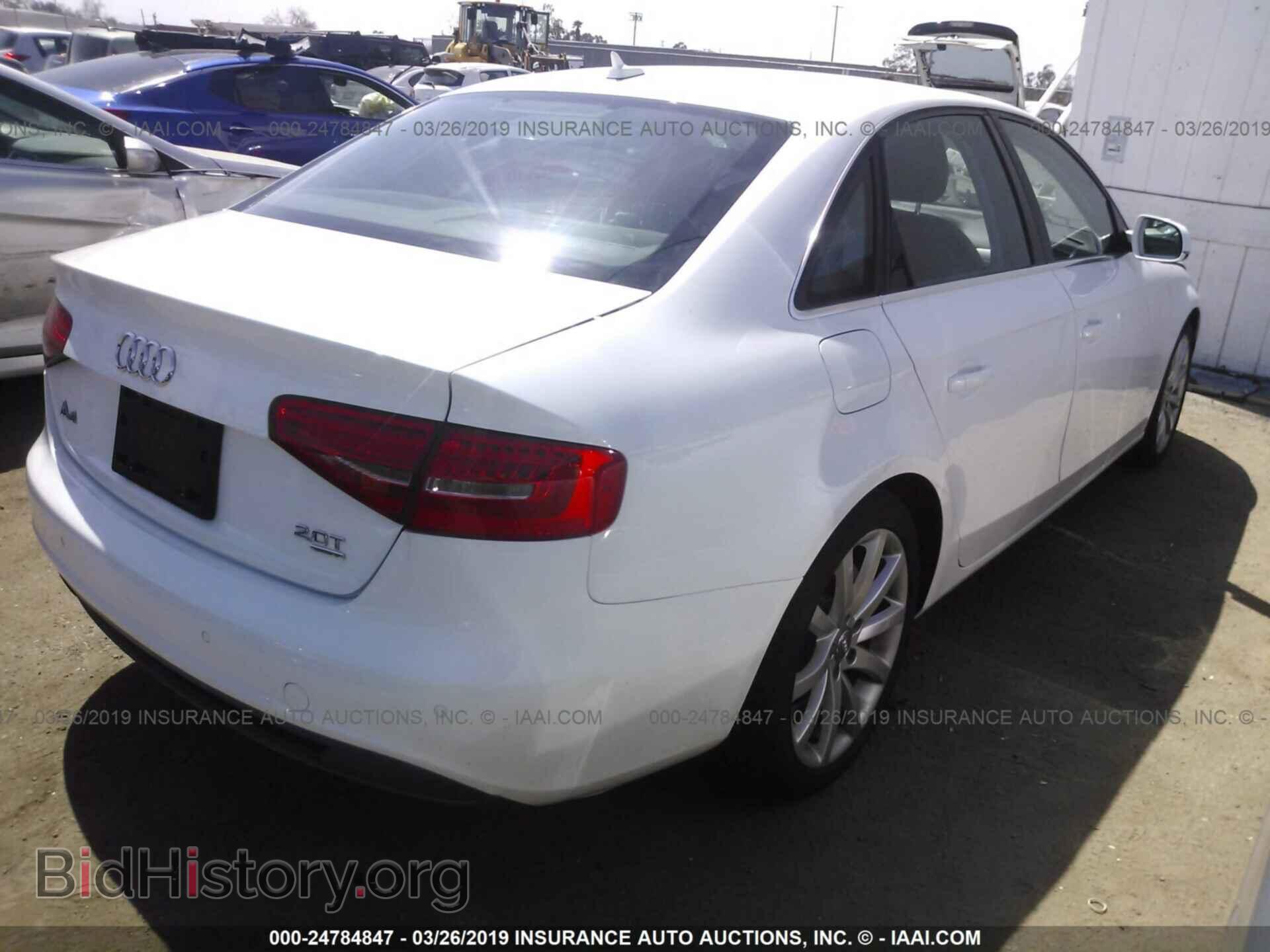 2013 AUDI A4 - VIN: WAUFFAFLXDN008855 - Фото 4