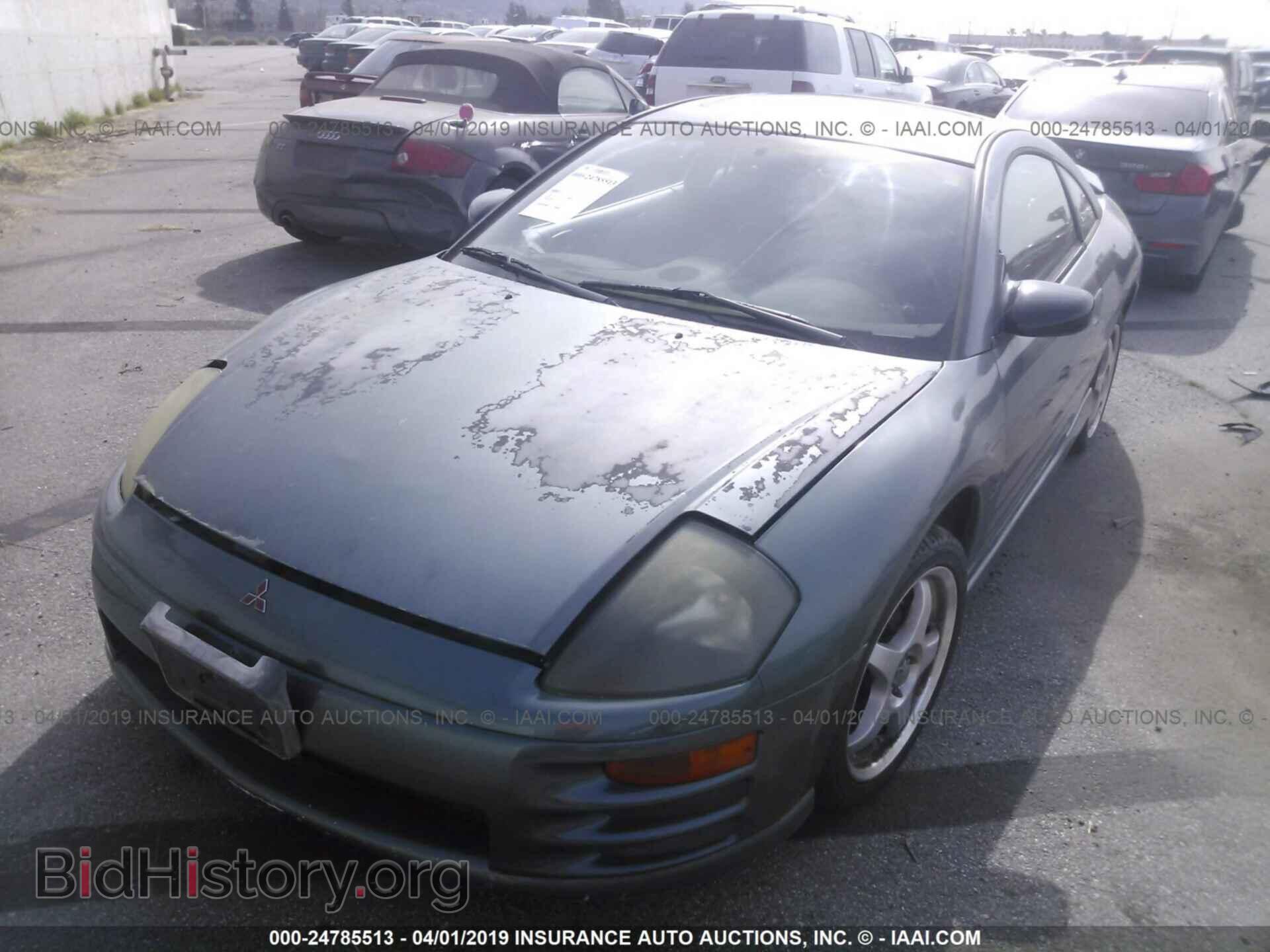 2001 MITSUBISHI ECLIPSE - VIN: 4A3AC84H61E148567 - Фото 2