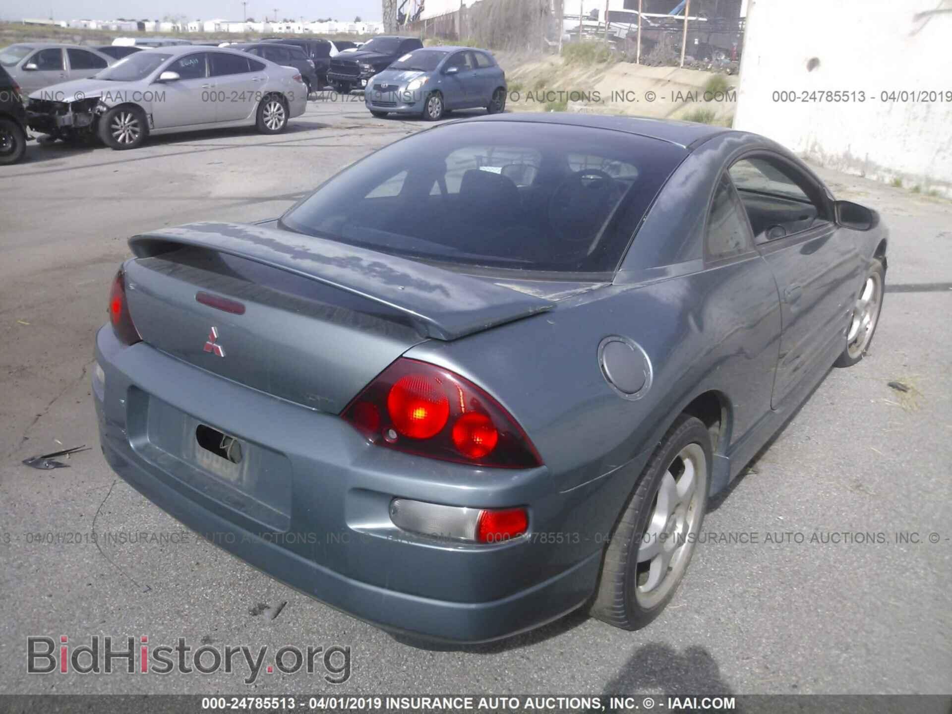 2001 MITSUBISHI ECLIPSE - VIN: 4A3AC84H61E148567 - Фото 4