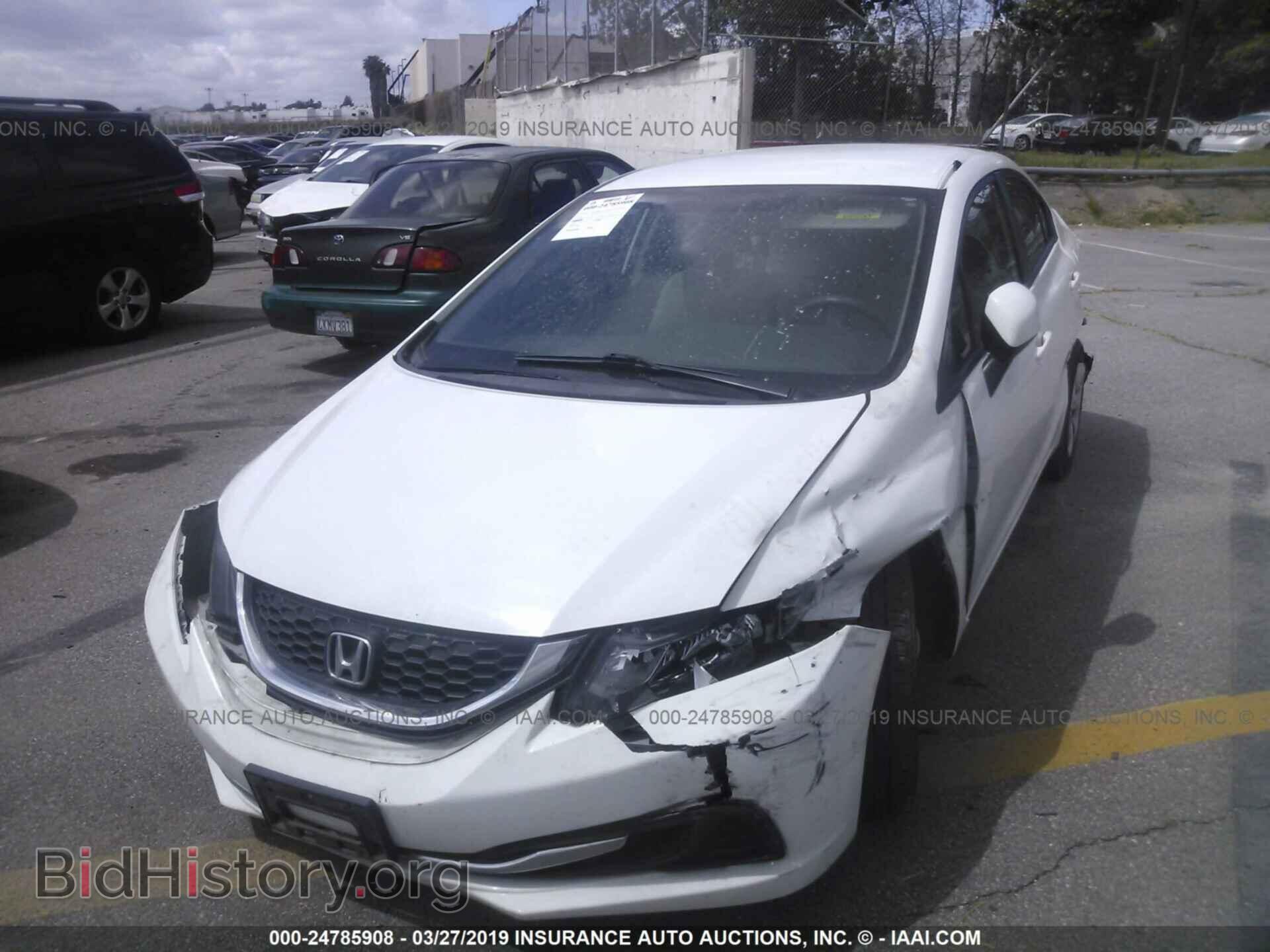 2013 HONDA CIVIC - VIN: 2HGFB2F51DH557182 - Фото 2