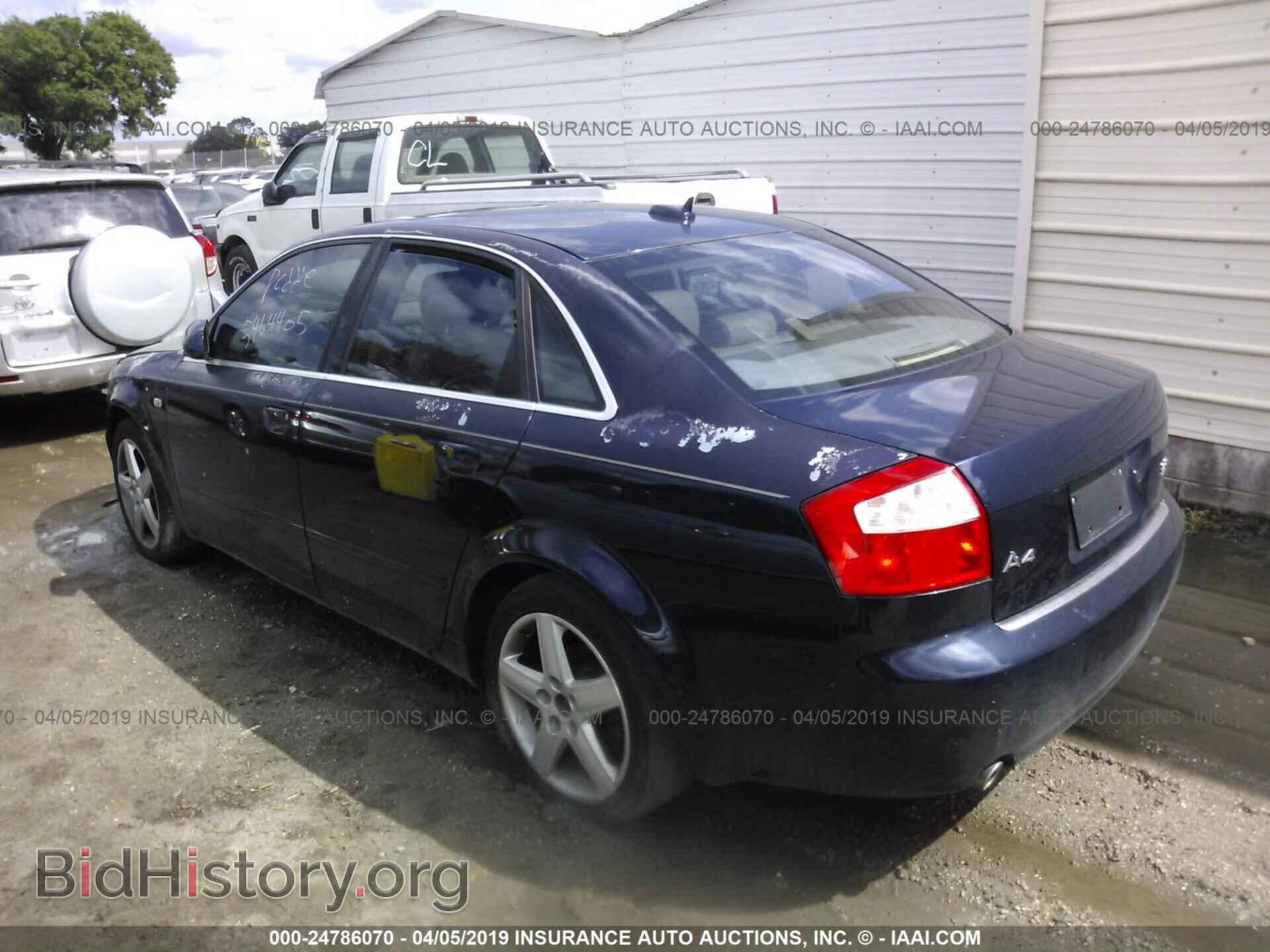2005 AUDI A4 - VIN: WAULT68E85A017070 - Фото 3