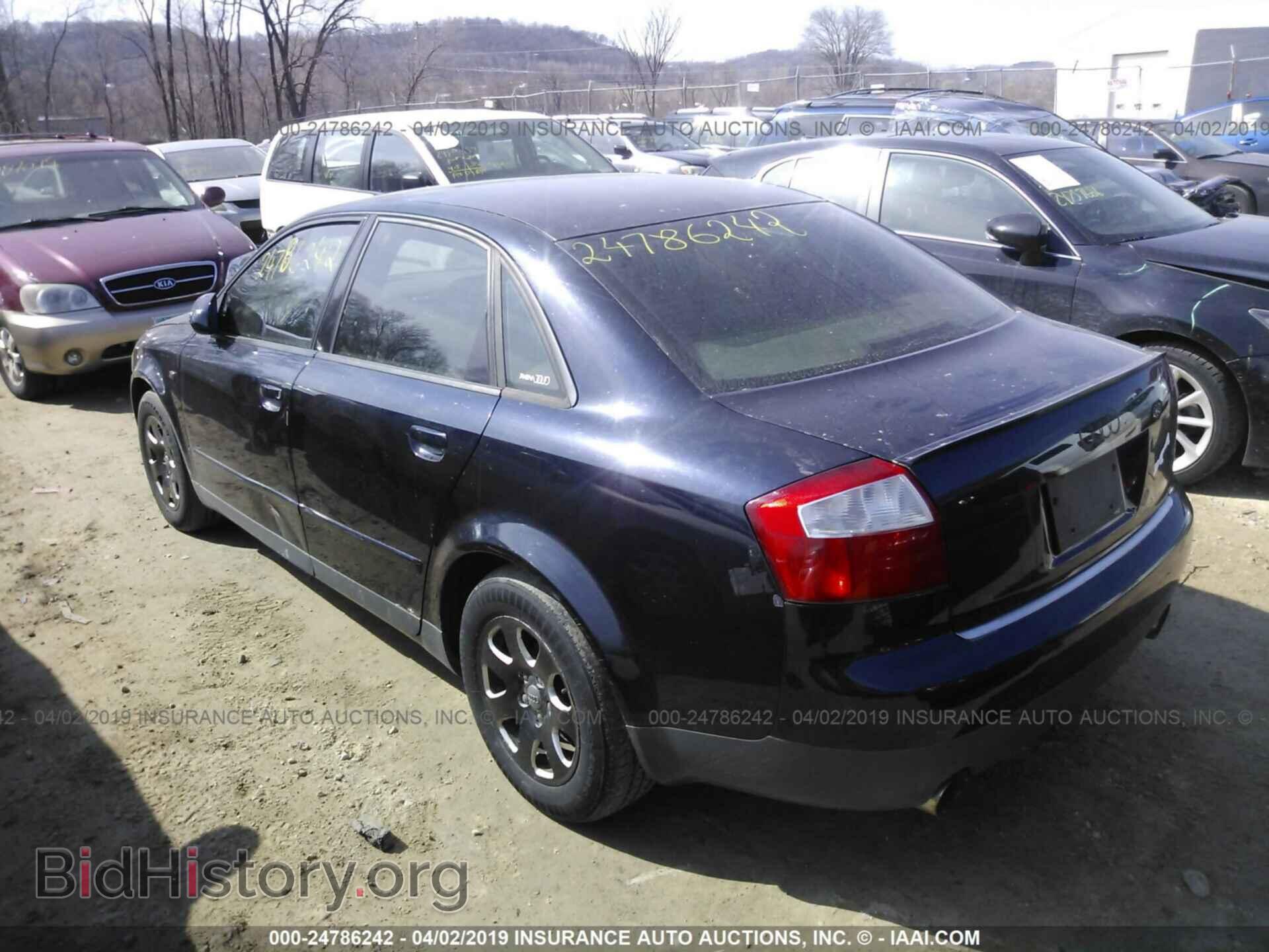 2002 AUDI A4 - VIN: WAULC68E02A300543 - Фото 3