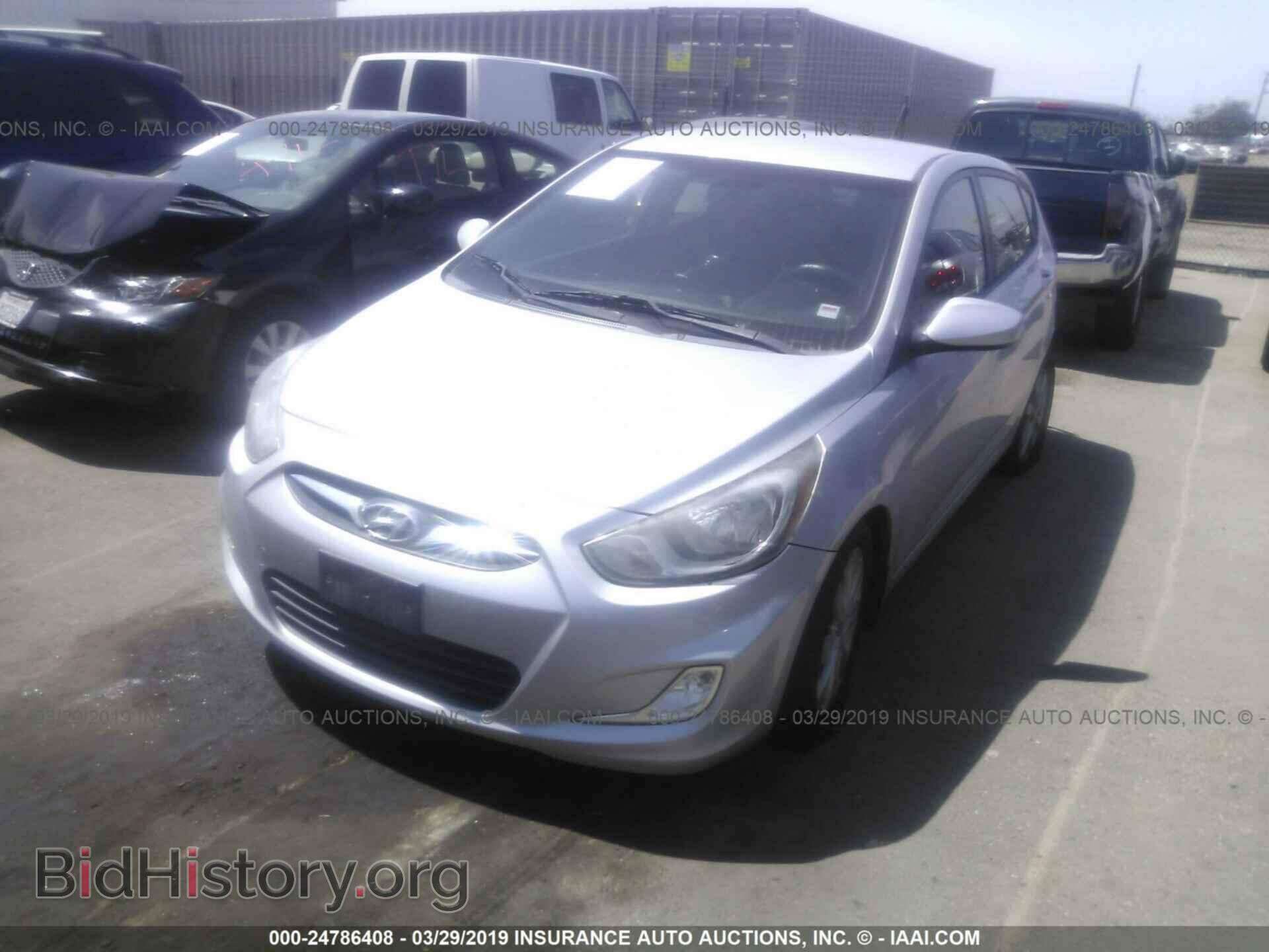 2012 HYUNDAI ACCENT - VIN: KMHCU5AE1CU027144 - Фото 2