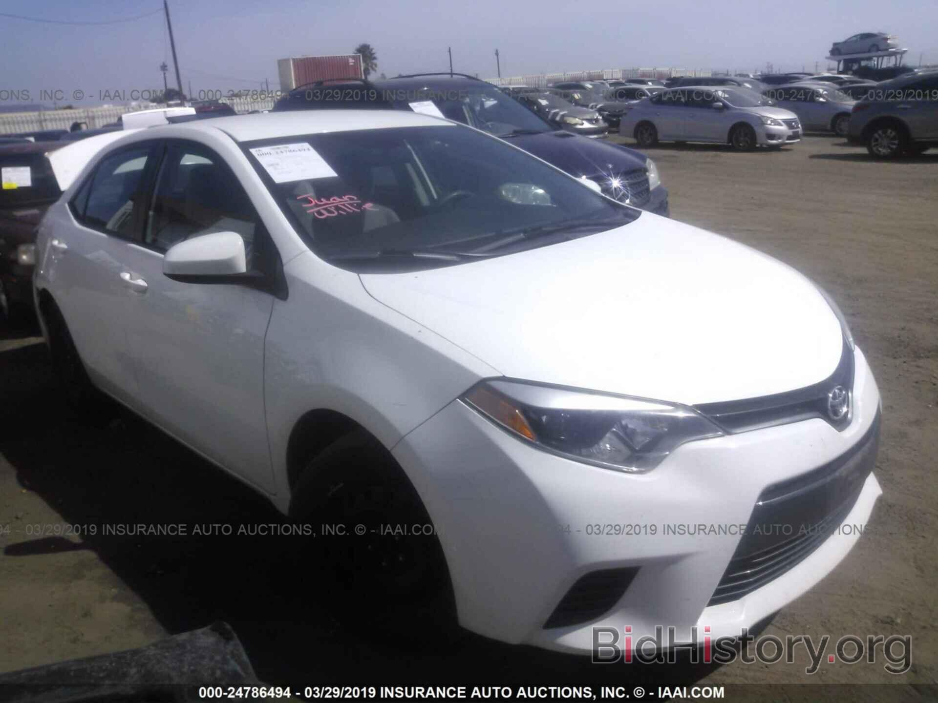 Photo 5YFBURHE2FP203875 - TOYOTA COROLLA 2015