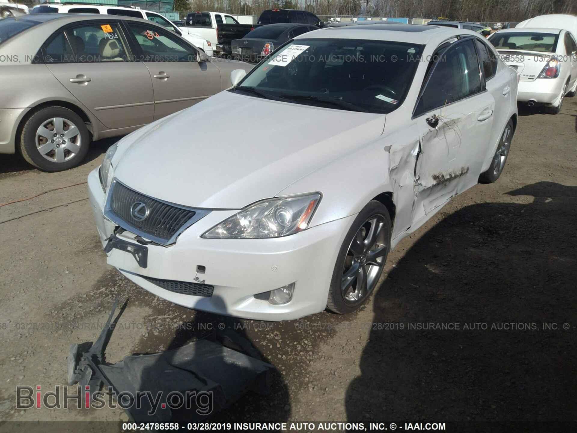 2009 LEXUS IS - VIN: JTHBK262695100478 - Фото 2