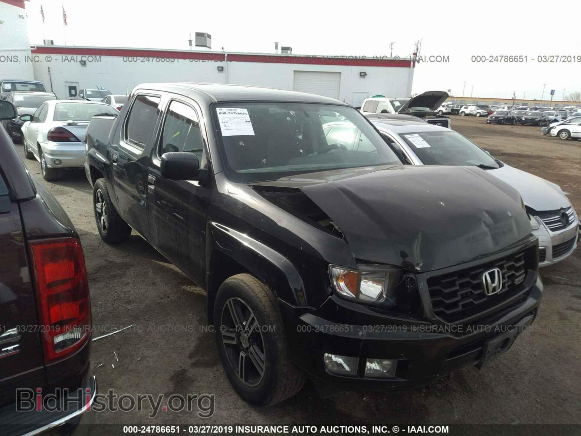 Фотография 5FPYK1F77DB005296 - HONDA RIDGELINE 2013