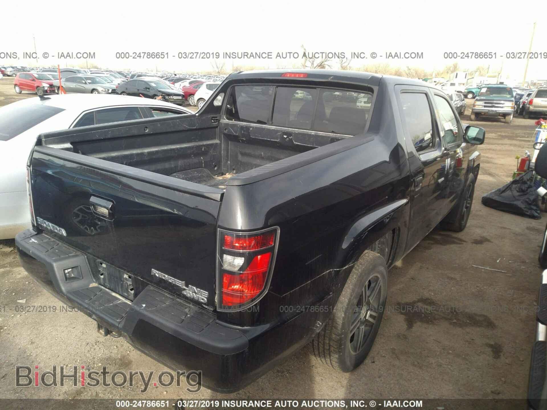 2013 HONDA RIDGELINE - VIN: 5FPYK1F77DB005296 - Фото 4