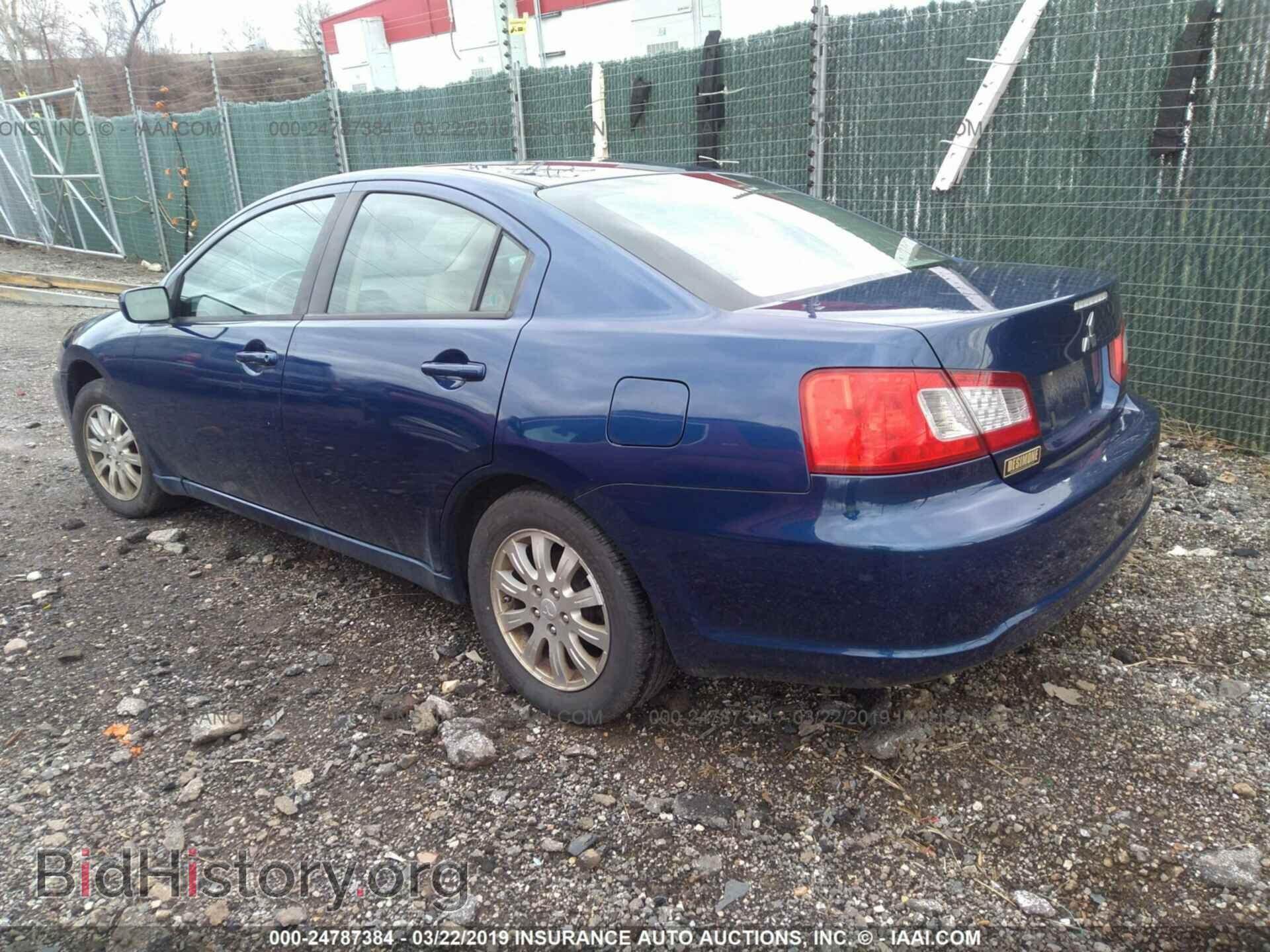 2009 MITSUBISHI GALANT - VIN: 4A3AB36F59E040406 - Фото 3