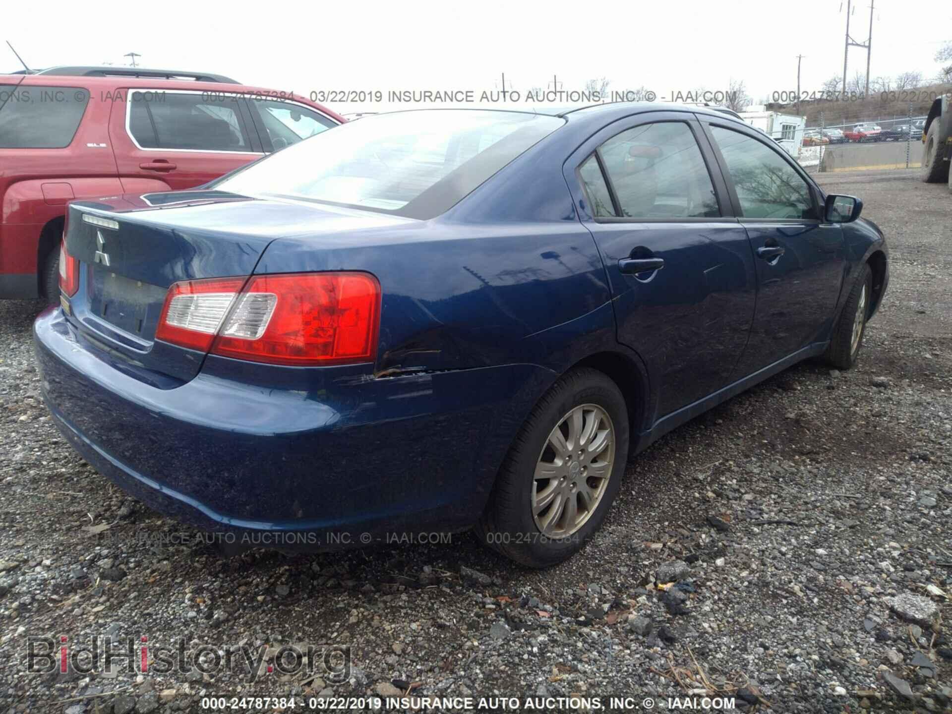 2009 MITSUBISHI GALANT - VIN: 4A3AB36F59E040406 - Фото 4