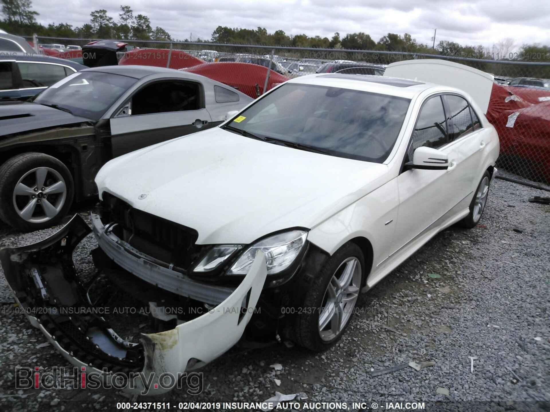 2012 MERCEDES-BENZ E - VIN: WDDHF5KB2CA641863 - Фото 2