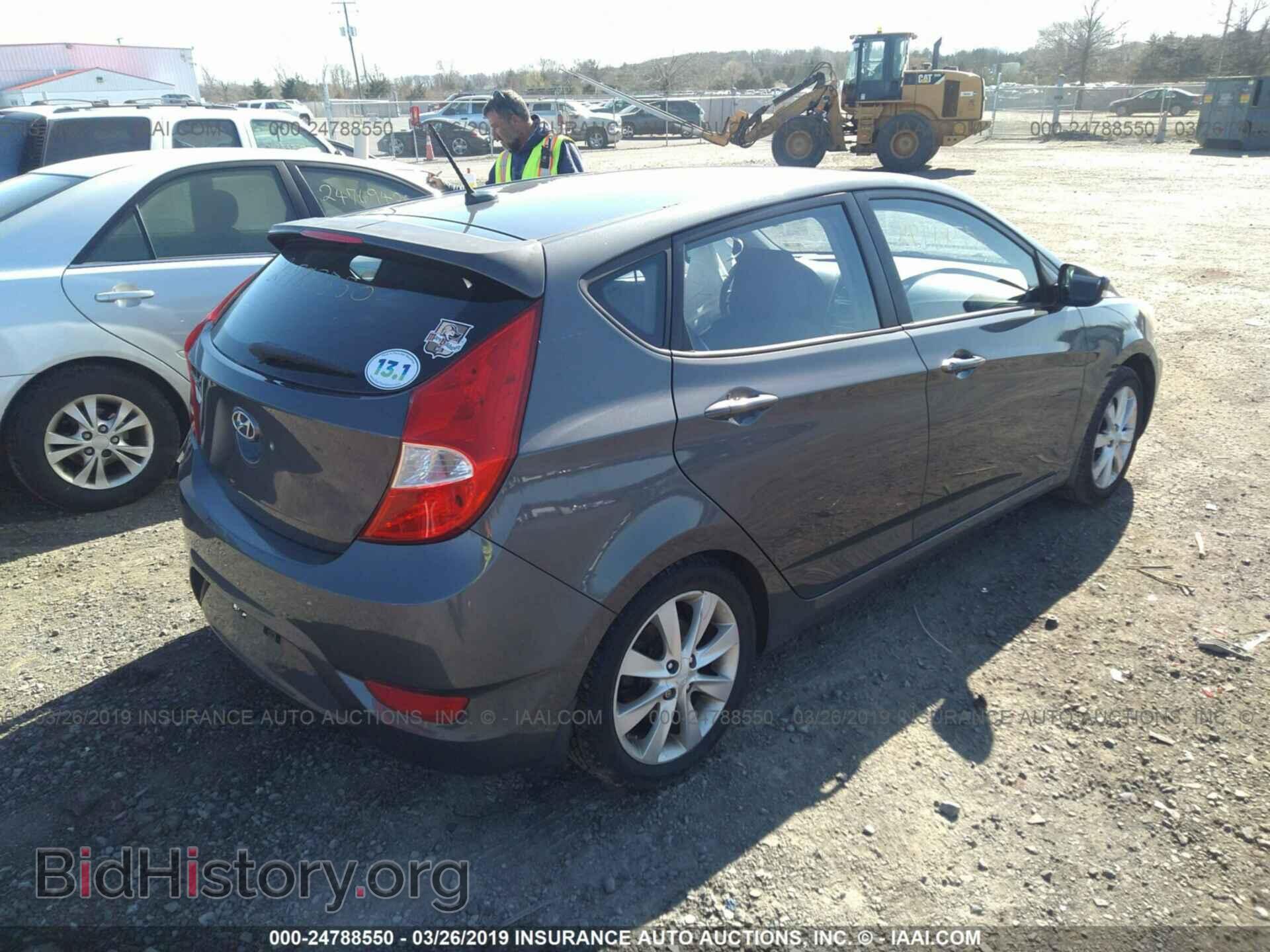 2013 HYUNDAI ACCENT - VIN: KMHCU5AE9DU070356 - Фото 4