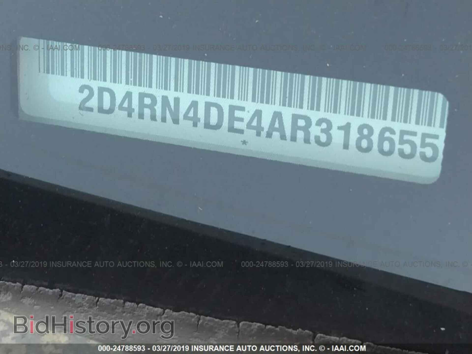 2010 DODGE GRAND CARAVAN - VIN: 2D4RN4DE4AR318655 - Фото 9