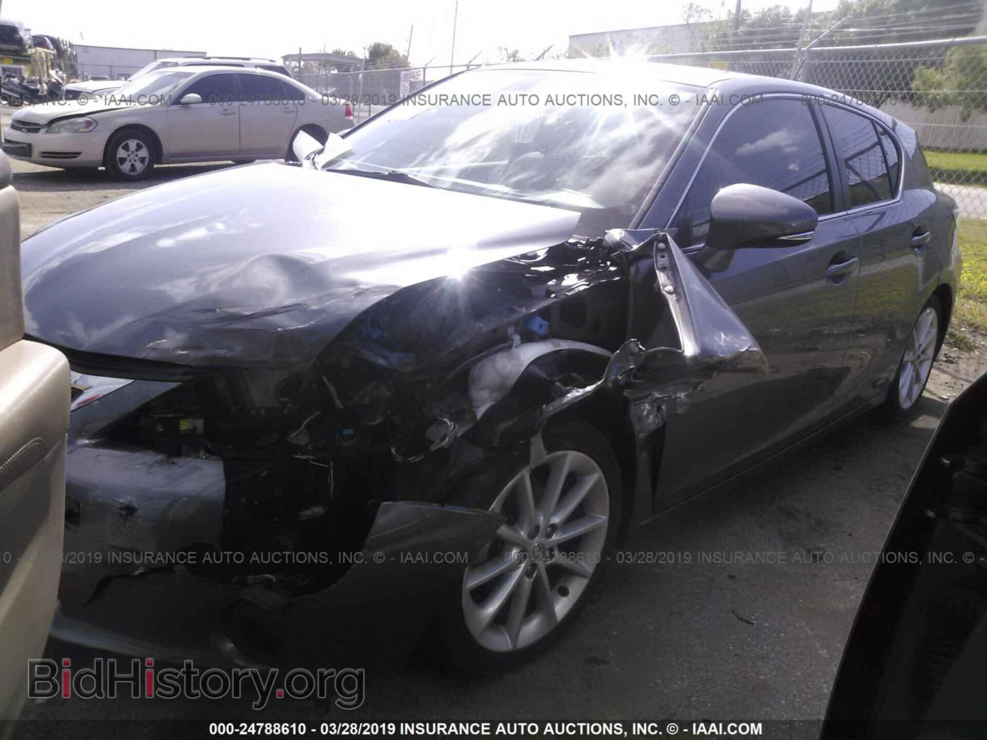 2012 LEXUS CT - VIN: JTHKD5BH1C2065282 - Фото 2