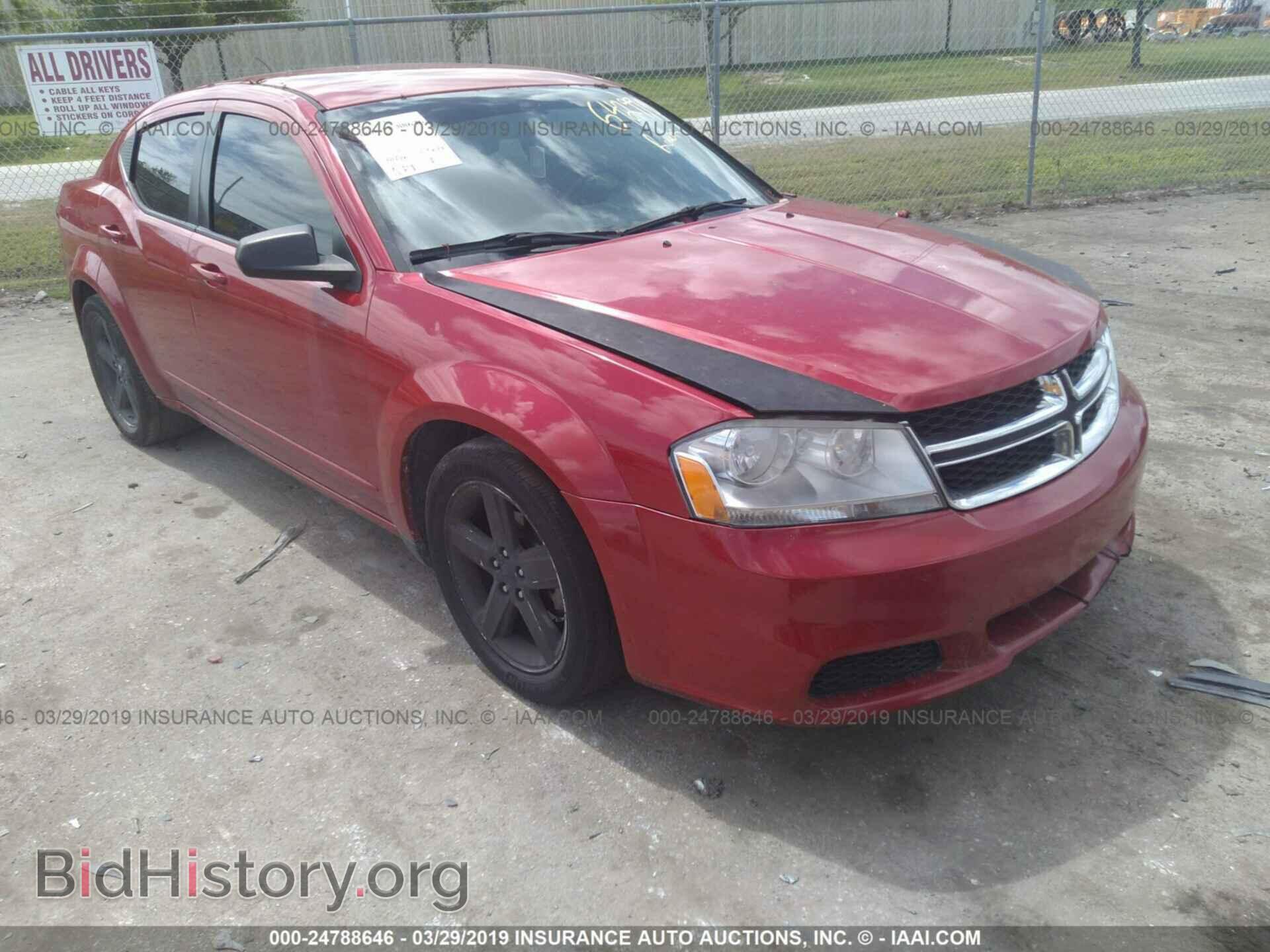 Photo 1C3CDZAB1DN642990 - DODGE AVENGER 2013