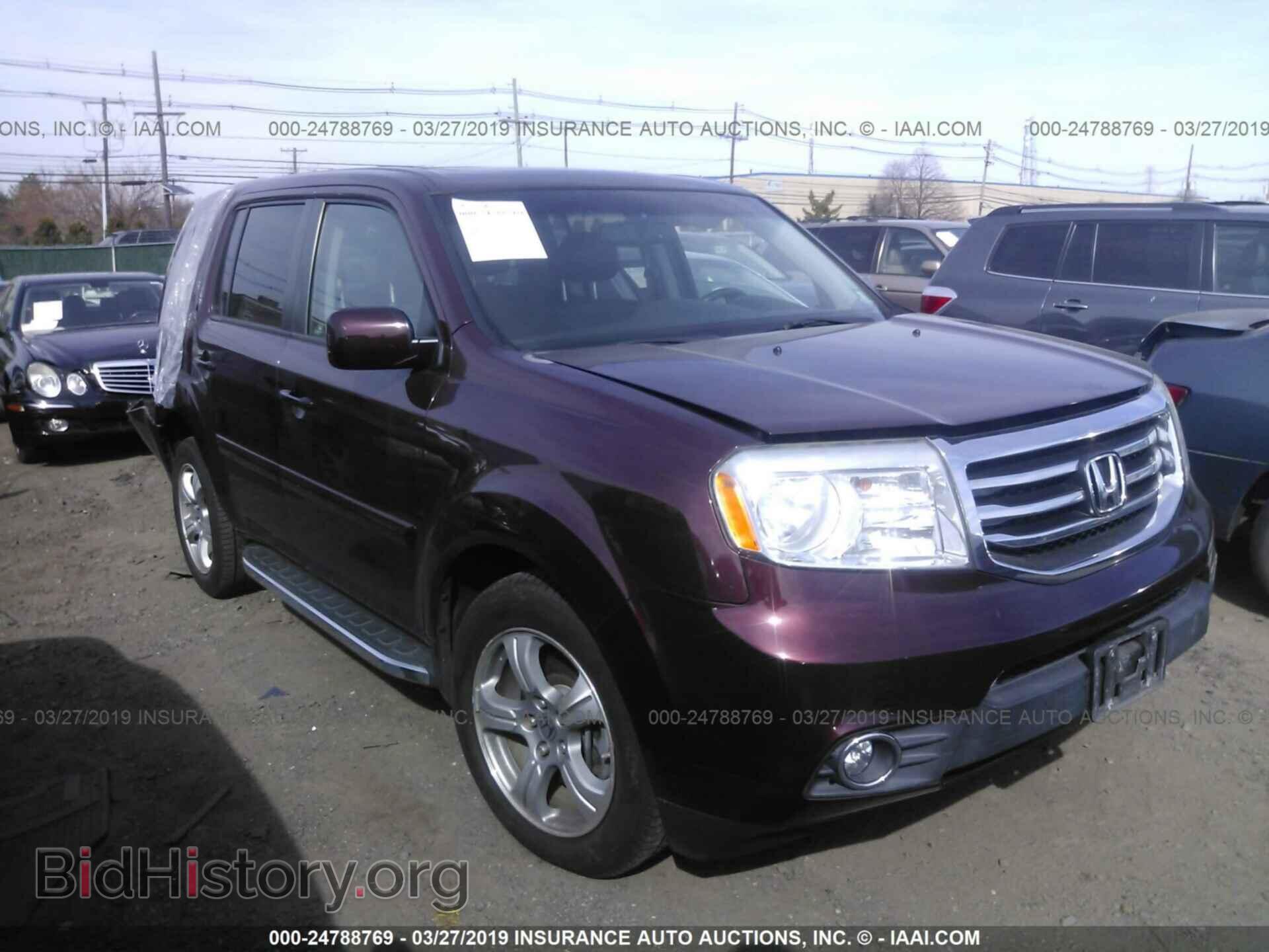Фотография 5FNYF4H53CB048123 - HONDA PILOT 2012