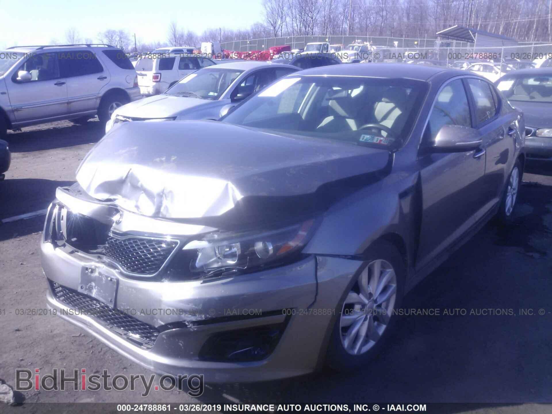 2015 KIA OPTIMA - VIN: 5XXGM4A77FG353784 - Фото 2