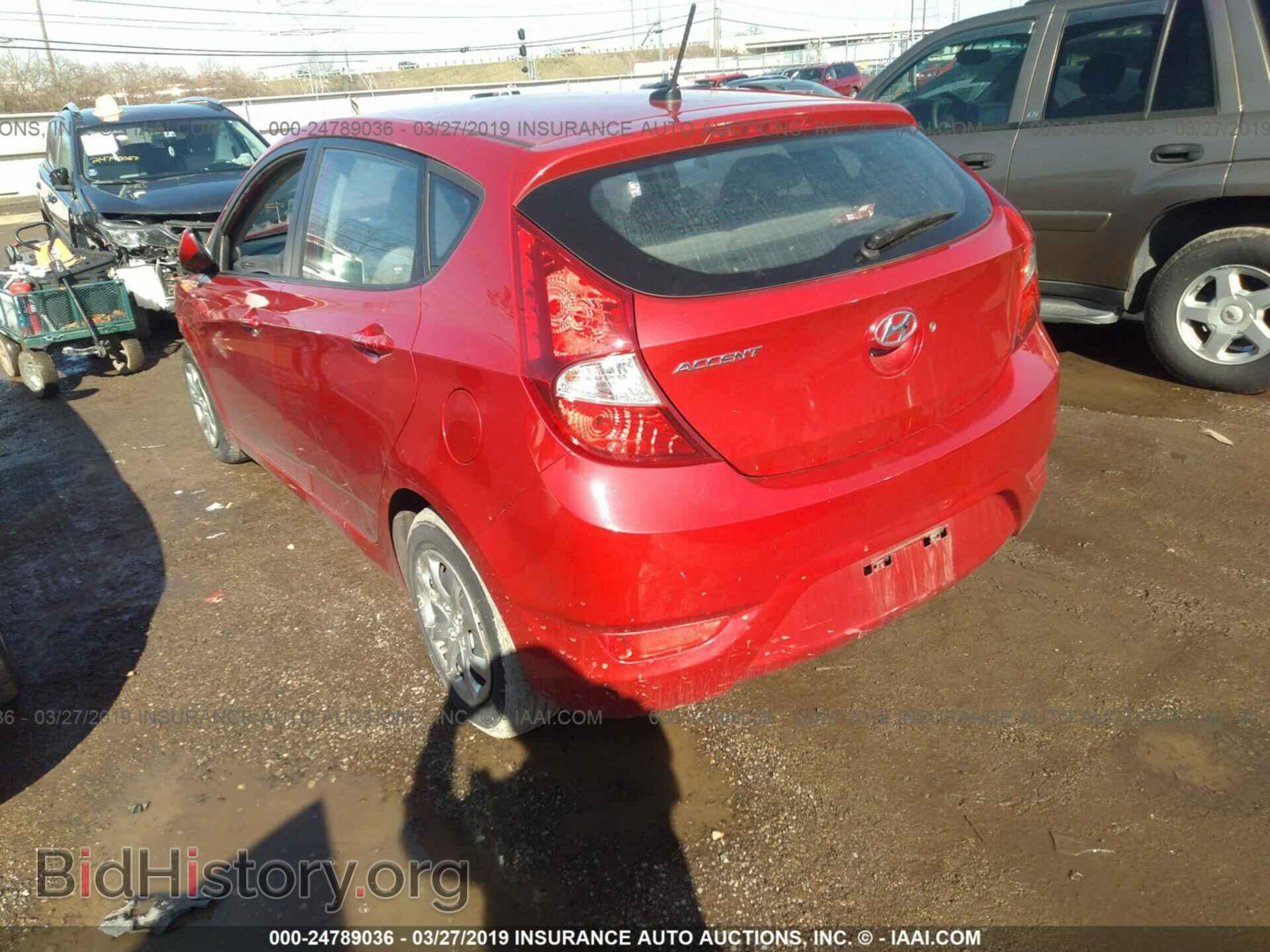 2014 HYUNDAI ACCENT - VIN: KMHCT5AE3EU168917 - Фото 3