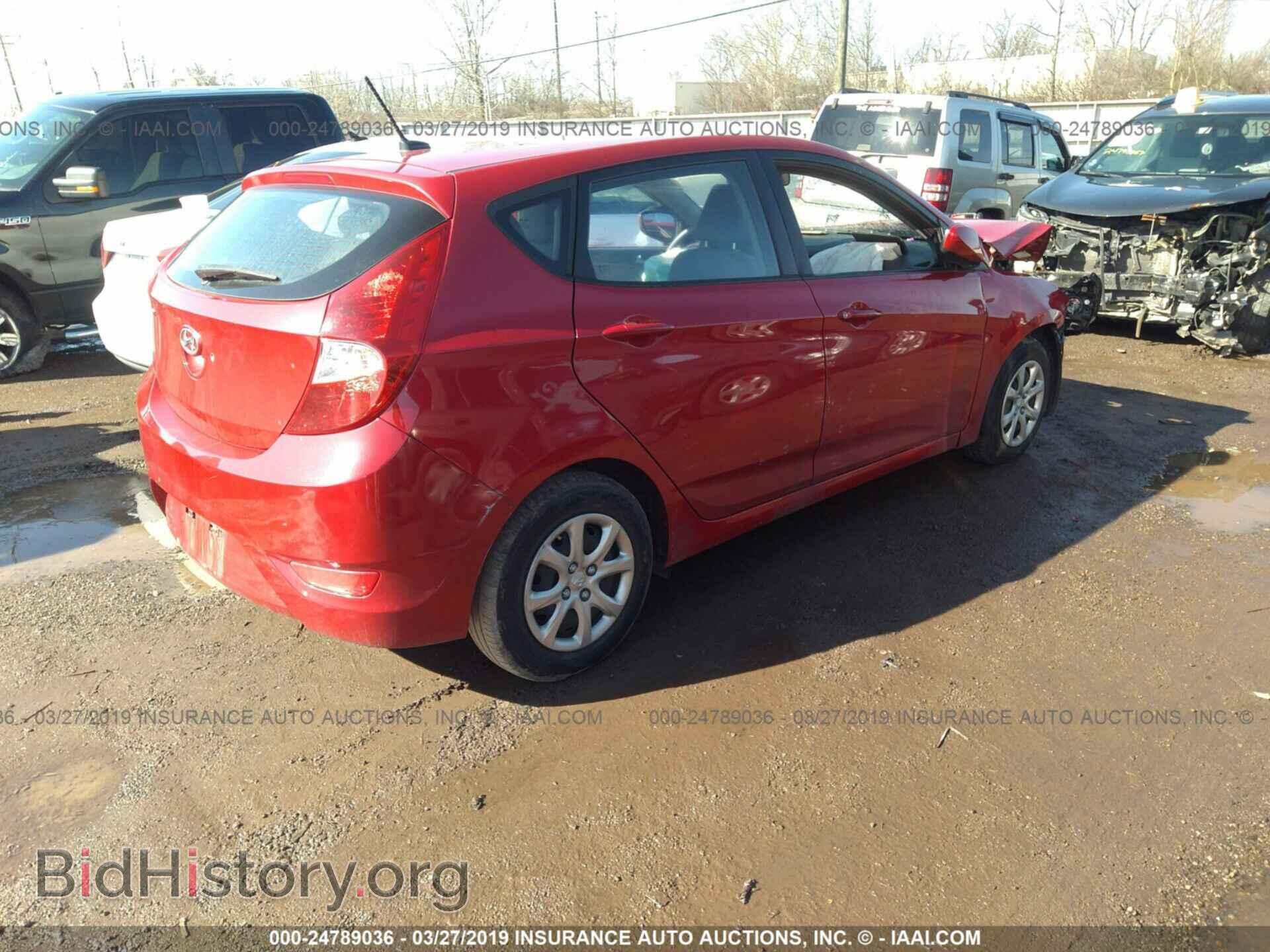 2014 HYUNDAI ACCENT - VIN: KMHCT5AE3EU168917 - Фото 4