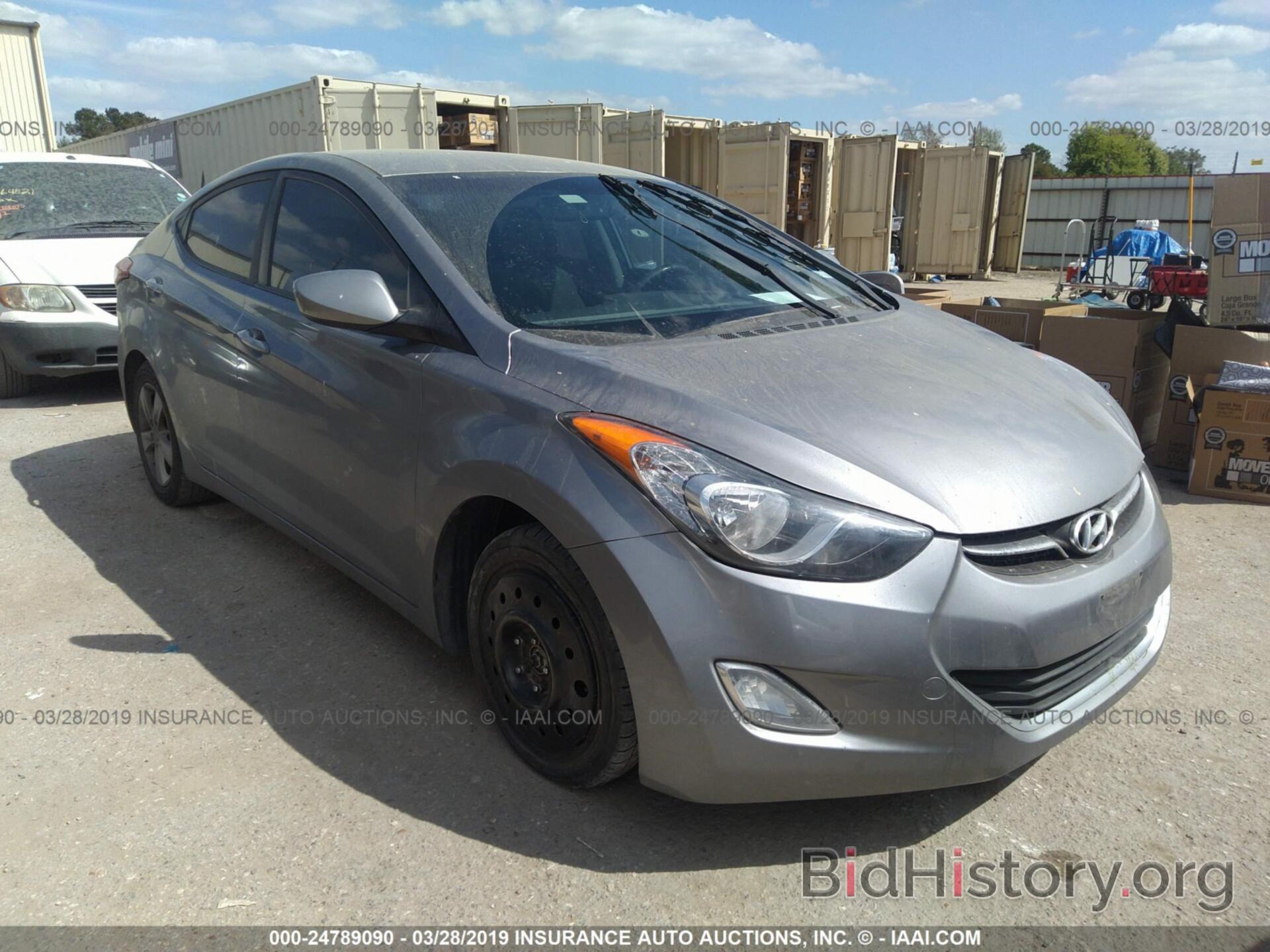 Photo KMHDH4AE4CU419344 - HYUNDAI ELANTRA 2012