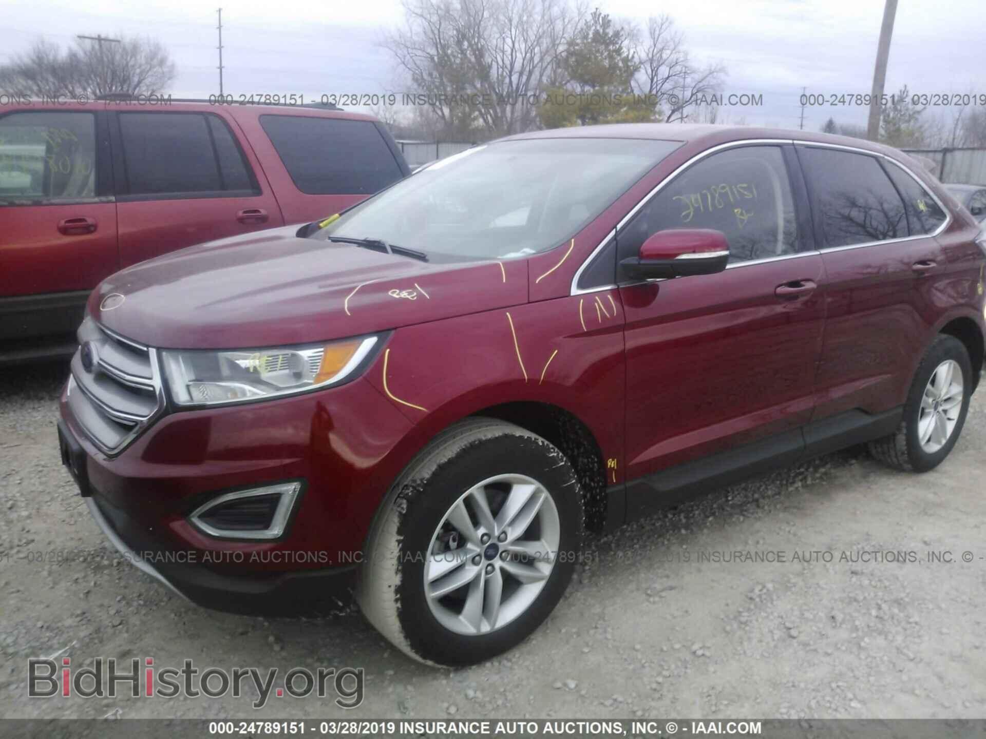 2015 FORD EDGE - VIN: 2FMTK4J90FBC31544 - Фото 2