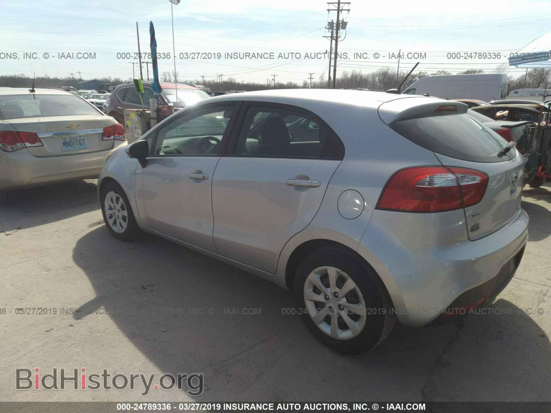 2012 KIA RIO - VIN: KNADM5A39C6079078 - Фото 3