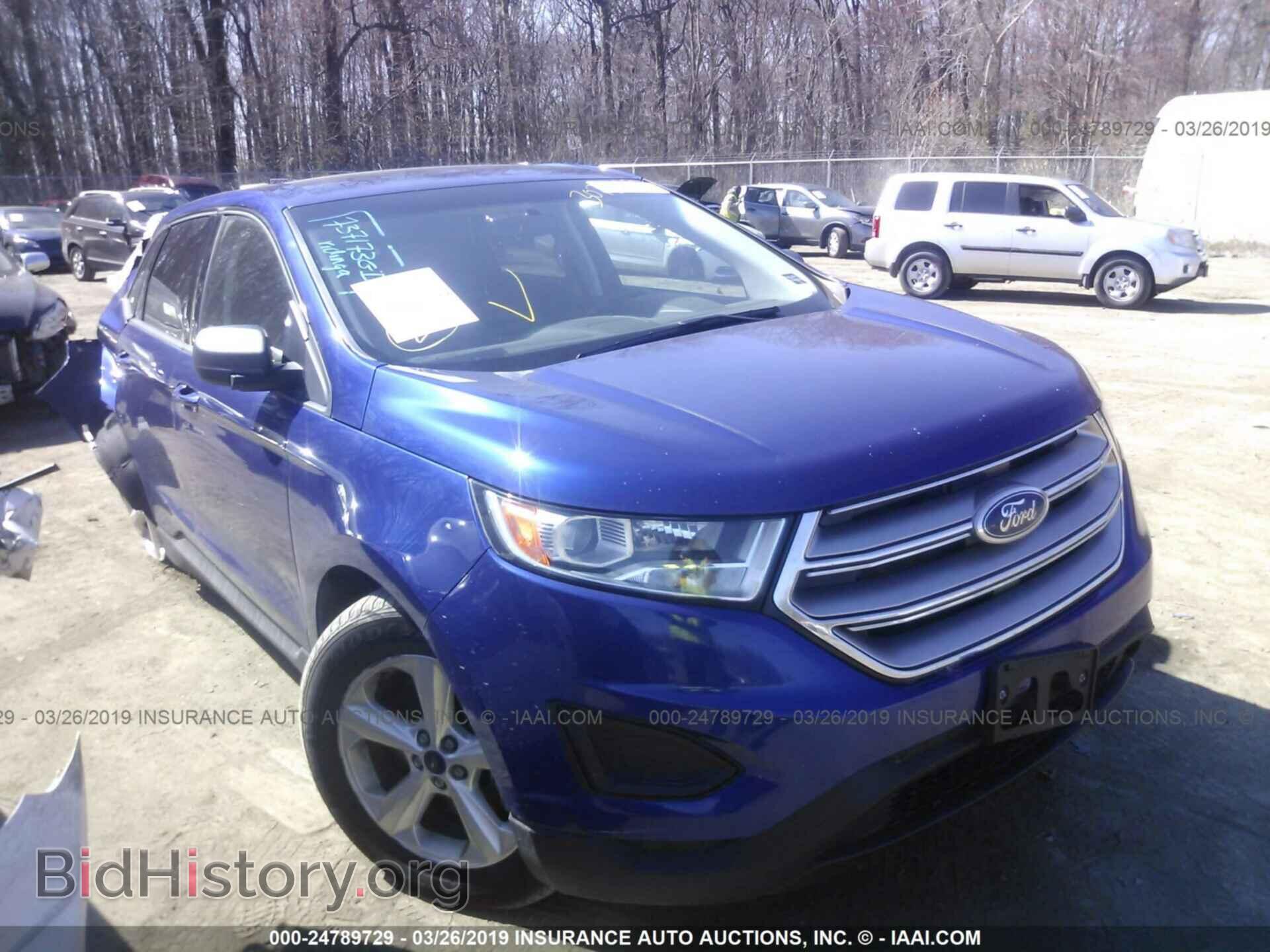 Фотография 2FMTK4G86FBC19266 - FORD EDGE 2015