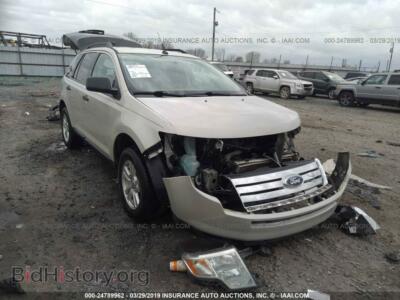 2007 Ford EDGE SE, белый — VIN 2FMDK36C17BB03365, IAAI