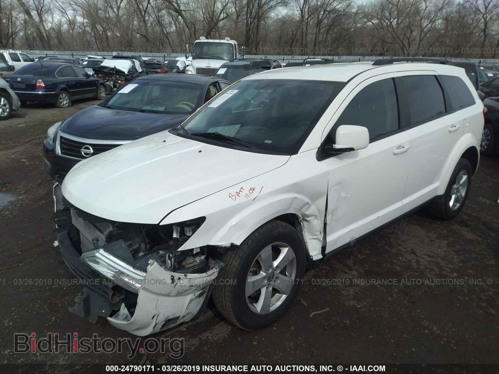 2011 DODGE JOURNEY - VIN: 3D4PH1FG1BT516796 - Фото 2
