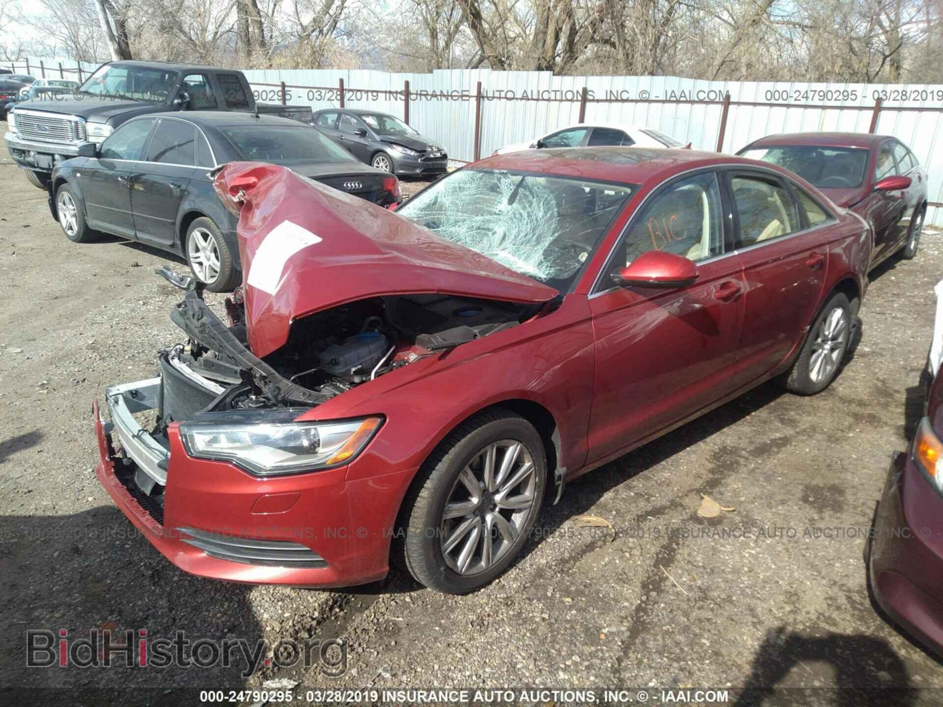 2014 AUDI A6 - VIN: WAUFFAFC9EN143777 - Фото 2