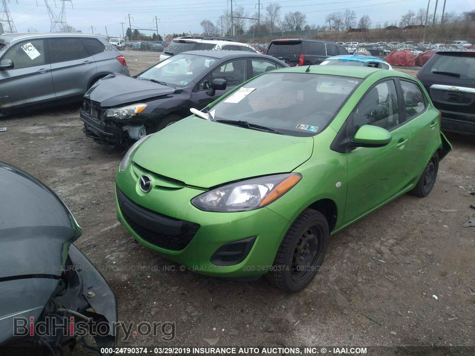 2011 MAZDA MAZDA2 - VIN: JM1DE1HZ8B0129215 - Фото 2
