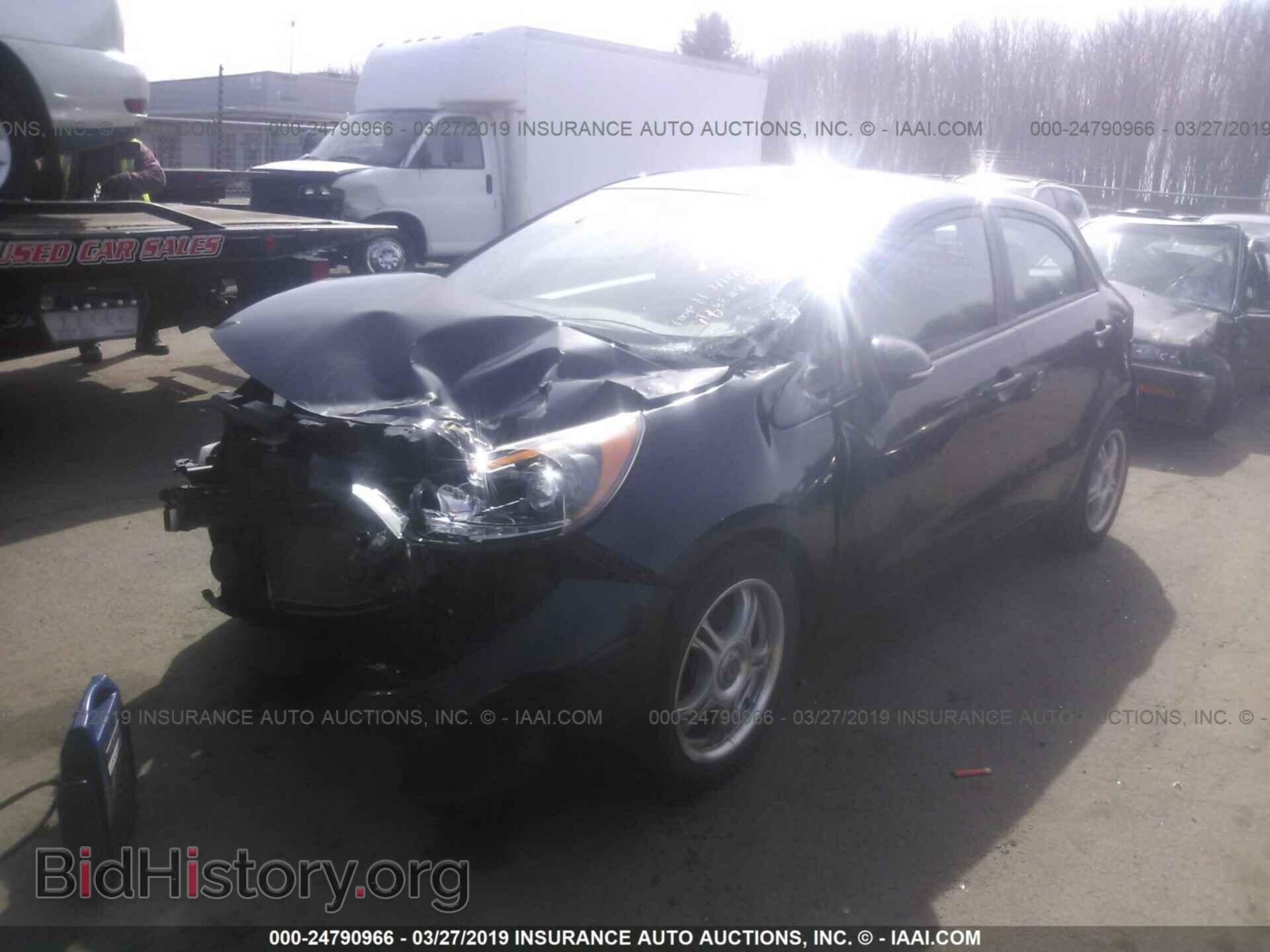 2012 KIA RIO - VIN: KNADN5A38C6029446 - Фото 2