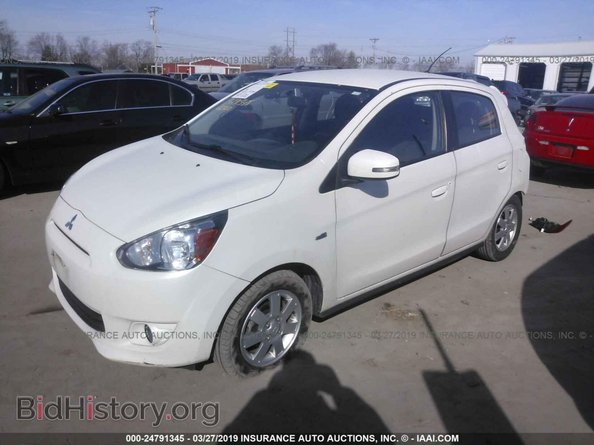 2015 MITSUBISHI MIRAGE - VIN: ML32A4HJ0FH036262 - Фото 2