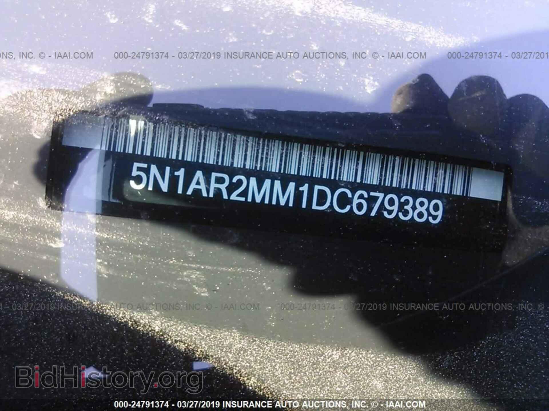 2013 NISSAN PATHFINDER - VIN: 5N1AR2MM1DC679389 - Фото 9