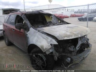 2007 Ford EDGE SE, orange — VIN 2FMDK36C17BA38663, IAAI