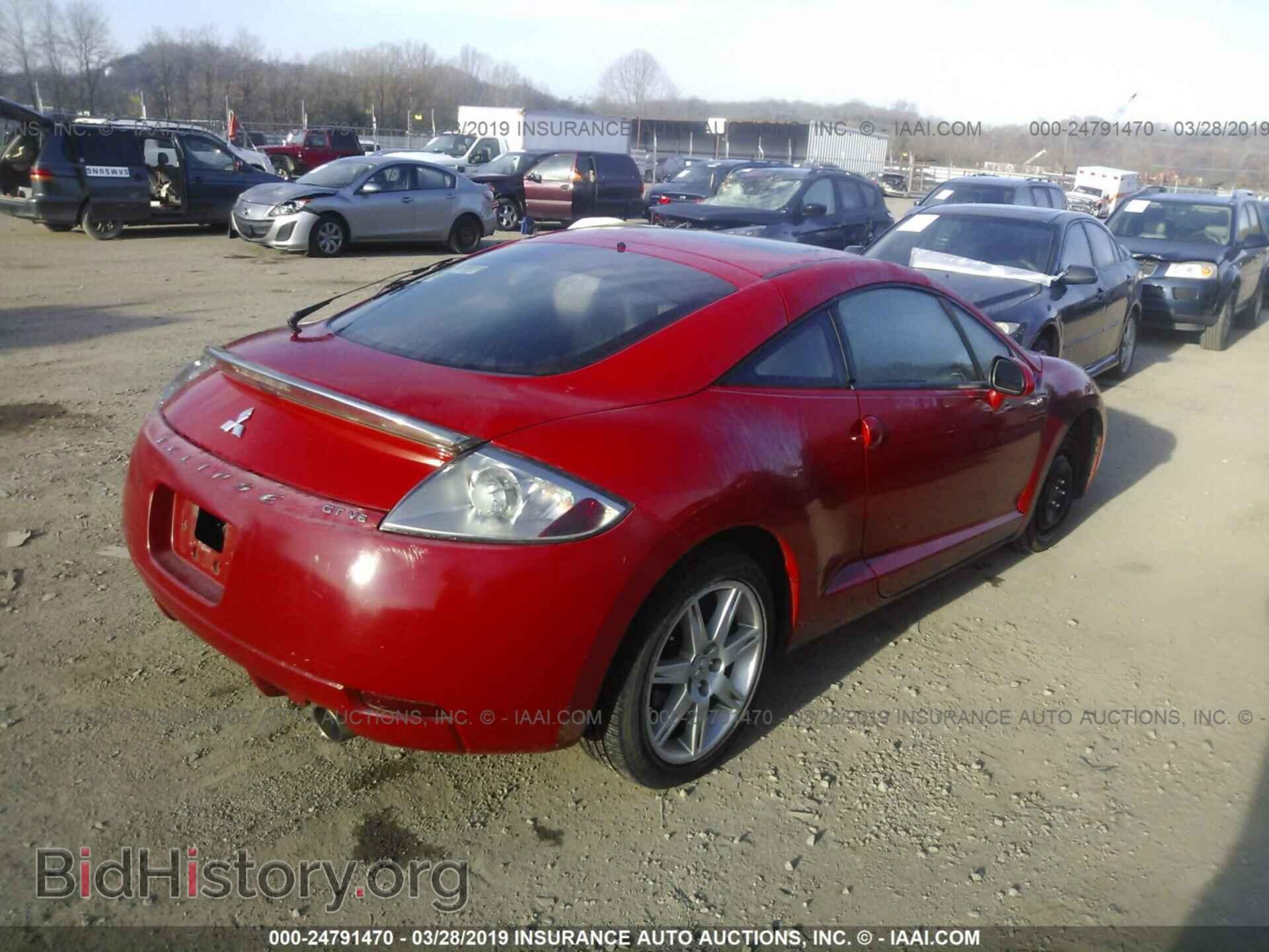 2007 MITSUBISHI ECLIPSE - VIN: 4A3AK34T67E006447 - Фото 4