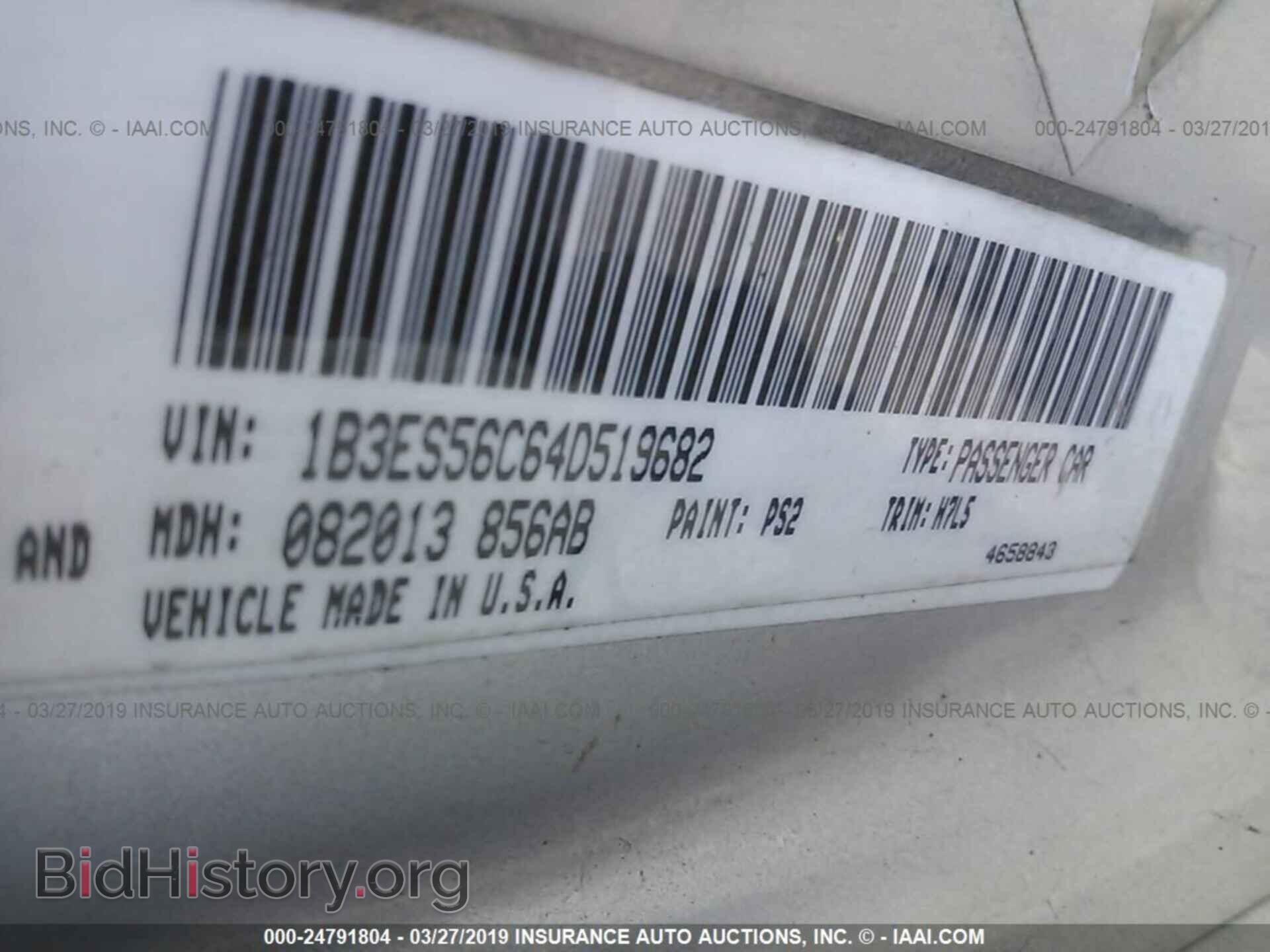 2004 DODGE NEON - VIN: 1B3ES56C64D519682 - Photo 9