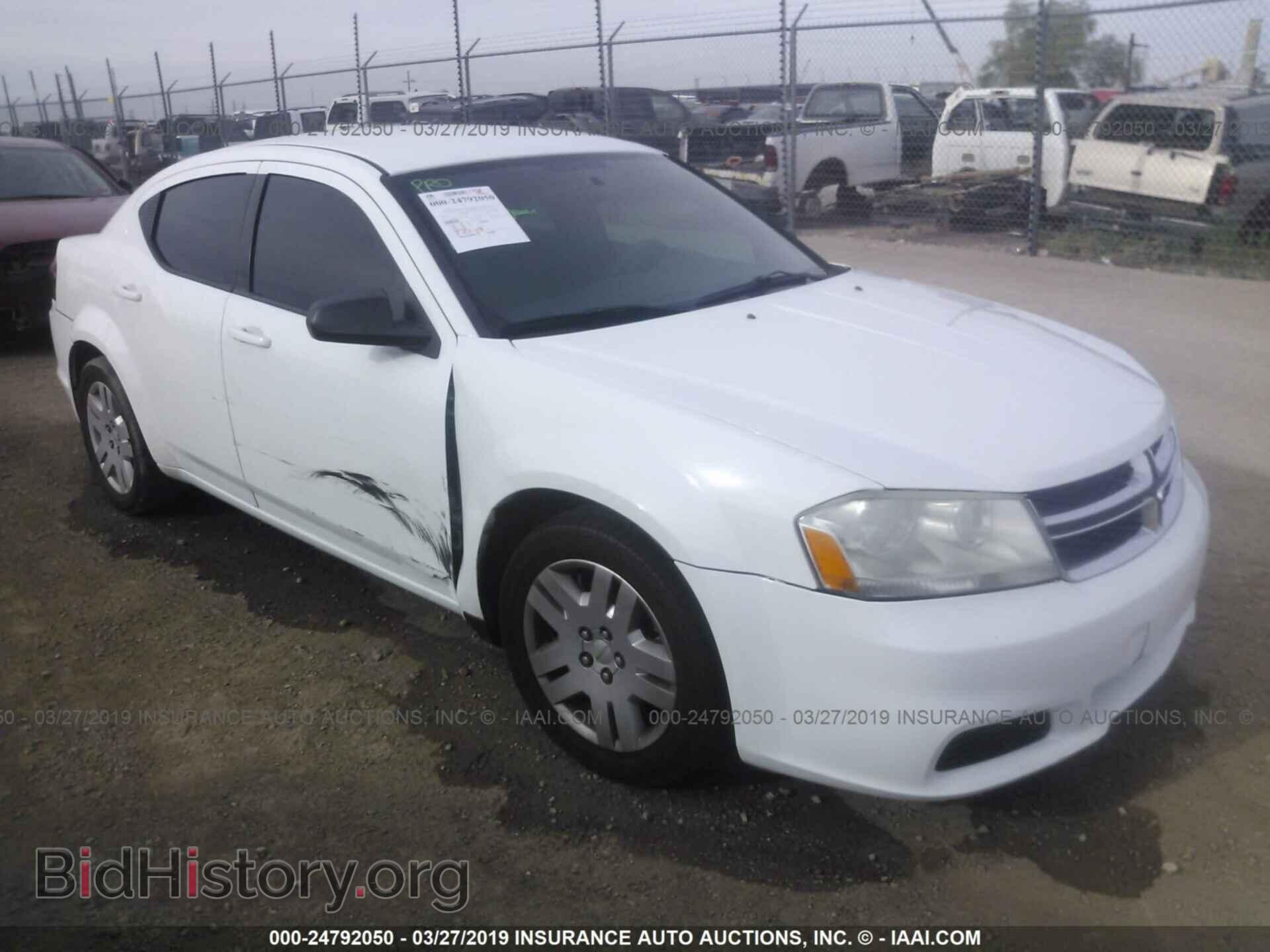 Photo 1C3CDZAB2DN710763 - DODGE AVENGER 2013