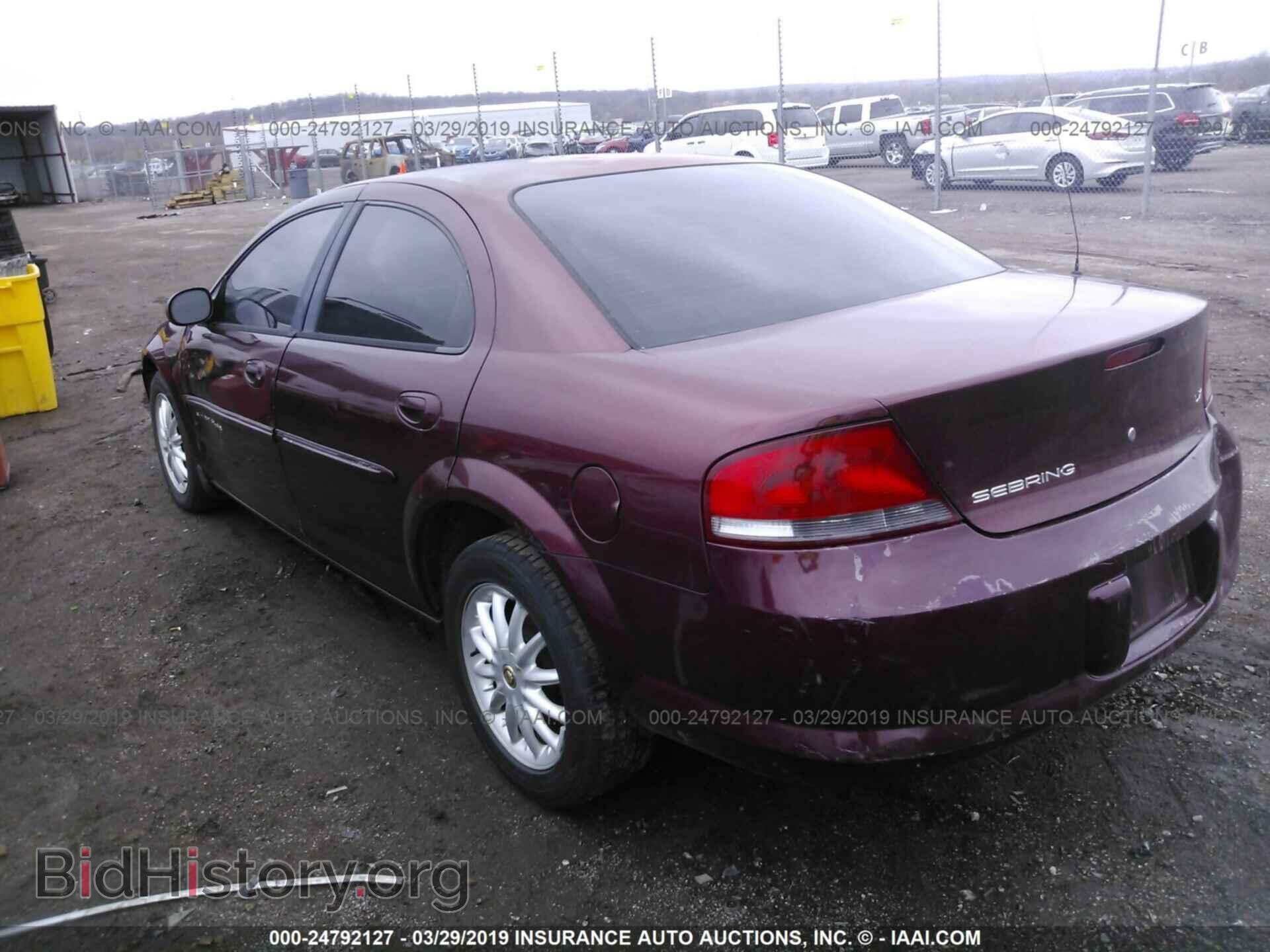 2001 CHRYSLER SEBRING - VIN: 1C3EL46U51N670070 - Photo 3
