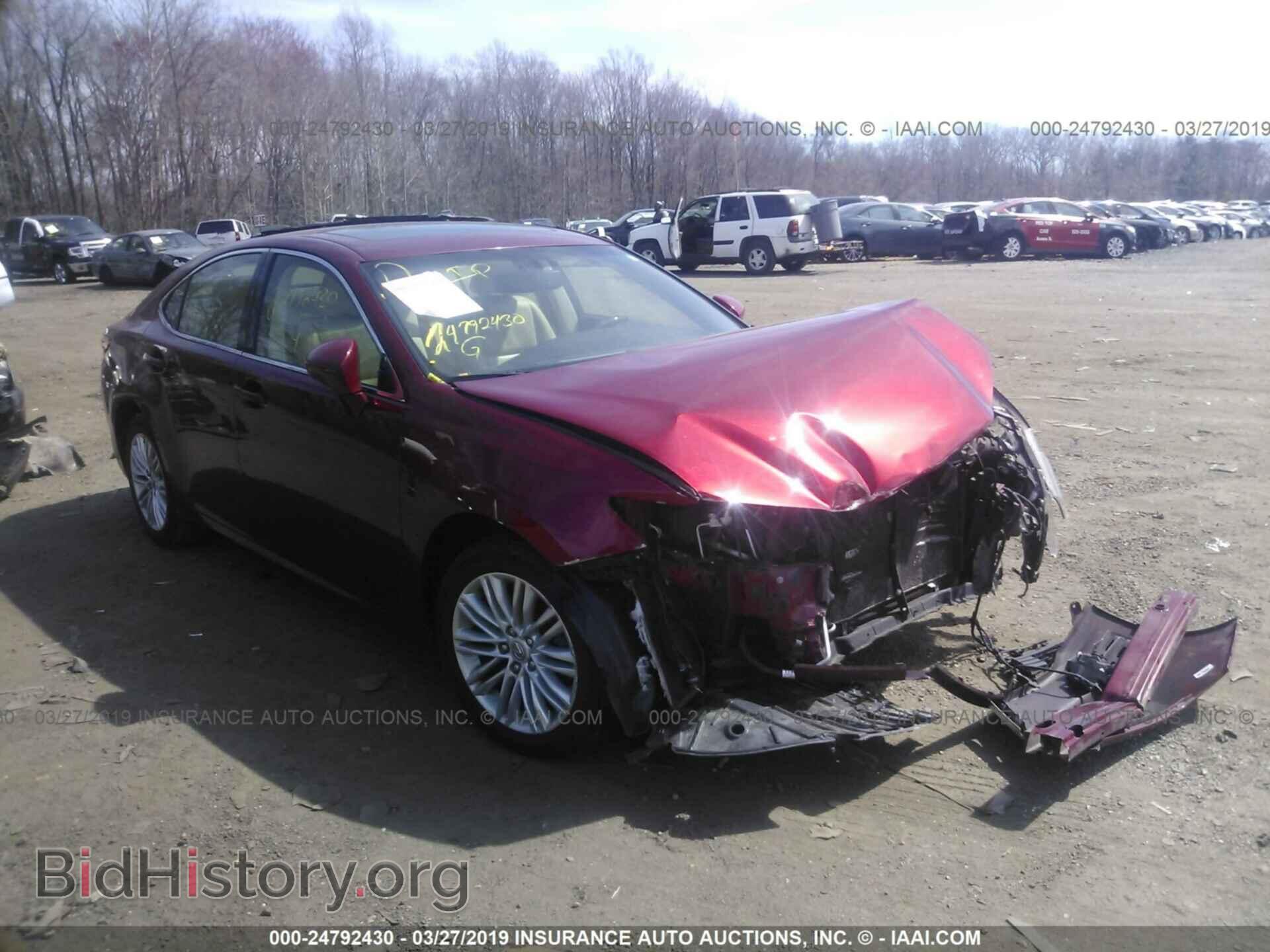 Photo JTHBK1GG9D2070164 - LEXUS ES 2013