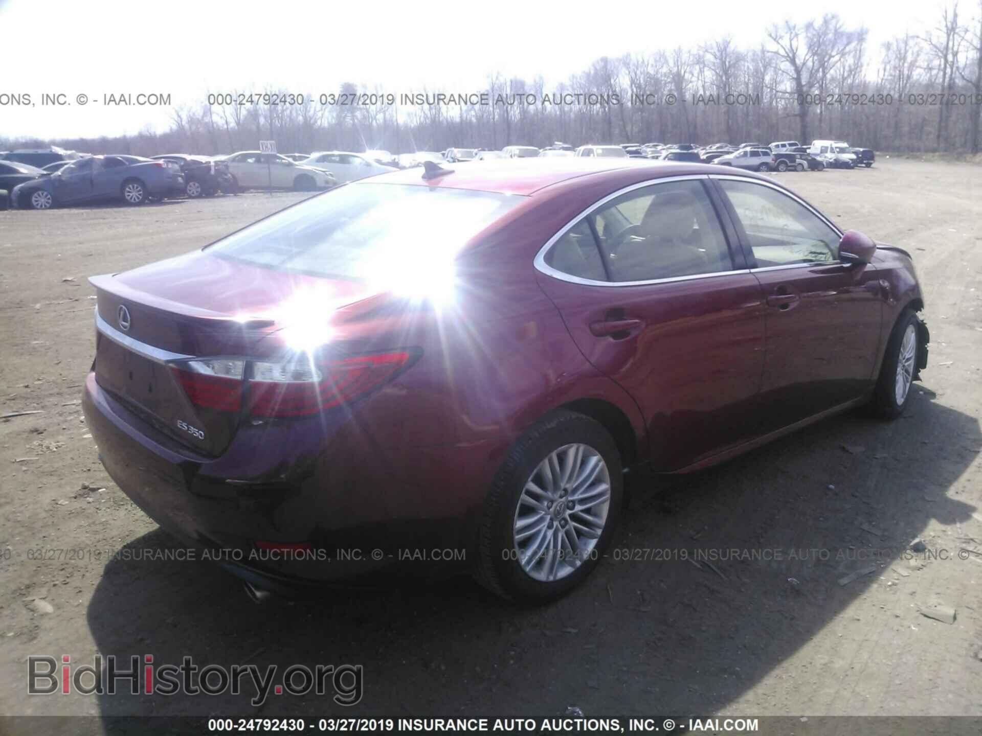 2013 LEXUS ES - VIN: JTHBK1GG9D2070164 - Photo 4