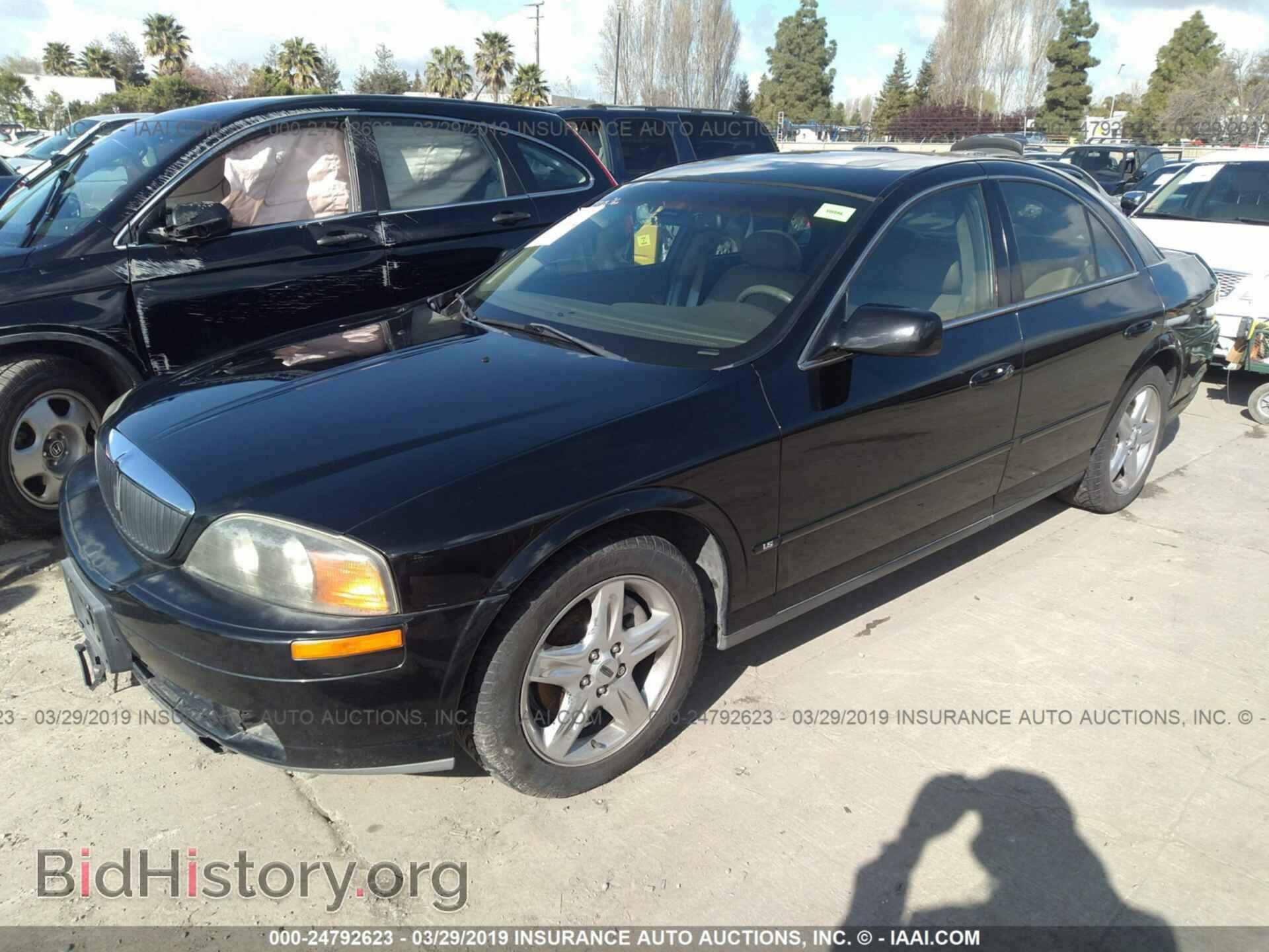 2001 LINCOLN LS - VIN: 1LNHM87AX1Y666401 - Фото 2