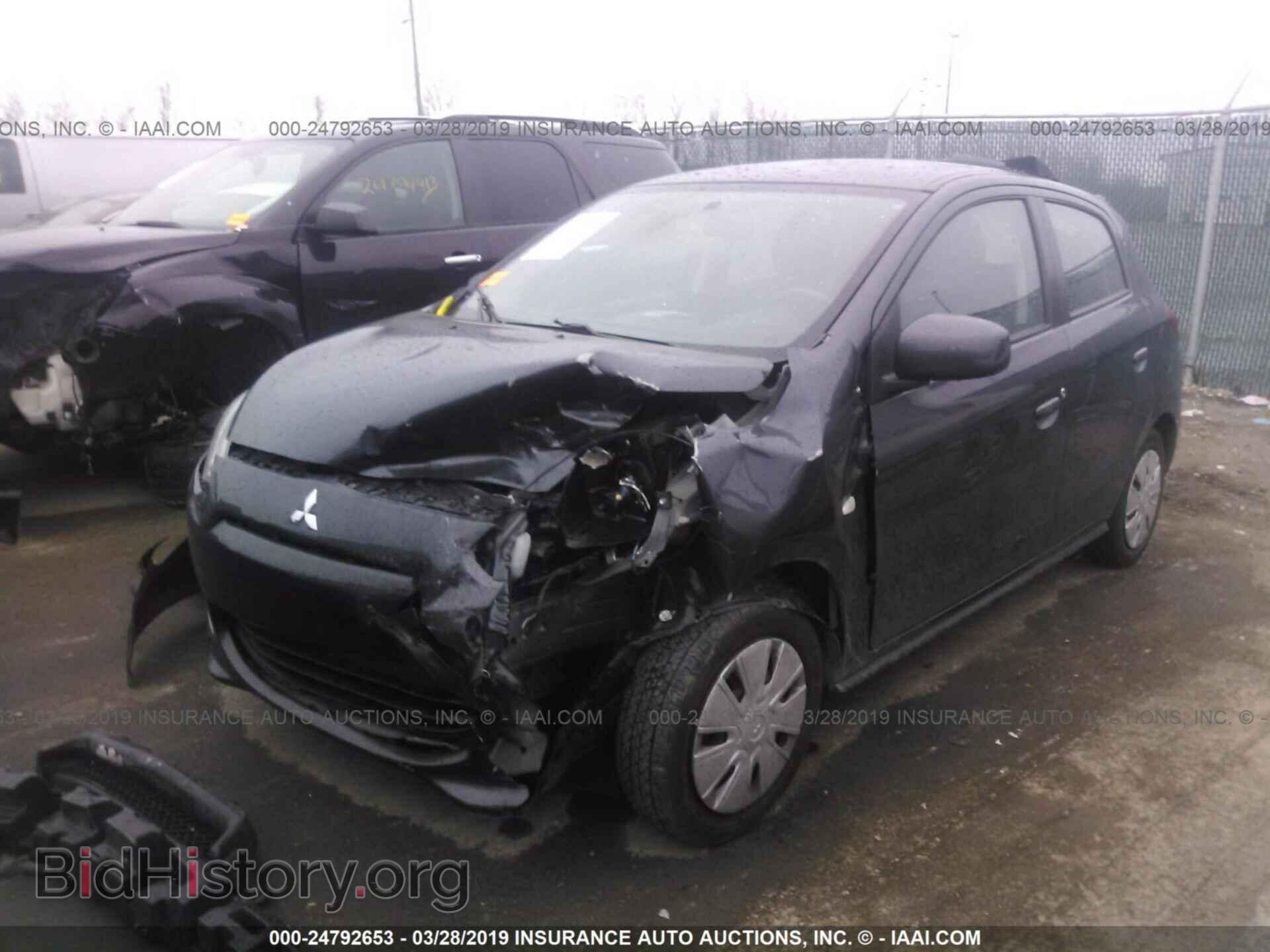2015 MITSUBISHI MIRAGE - VIN: ML32A3HJ6FH014342 - Фото 2