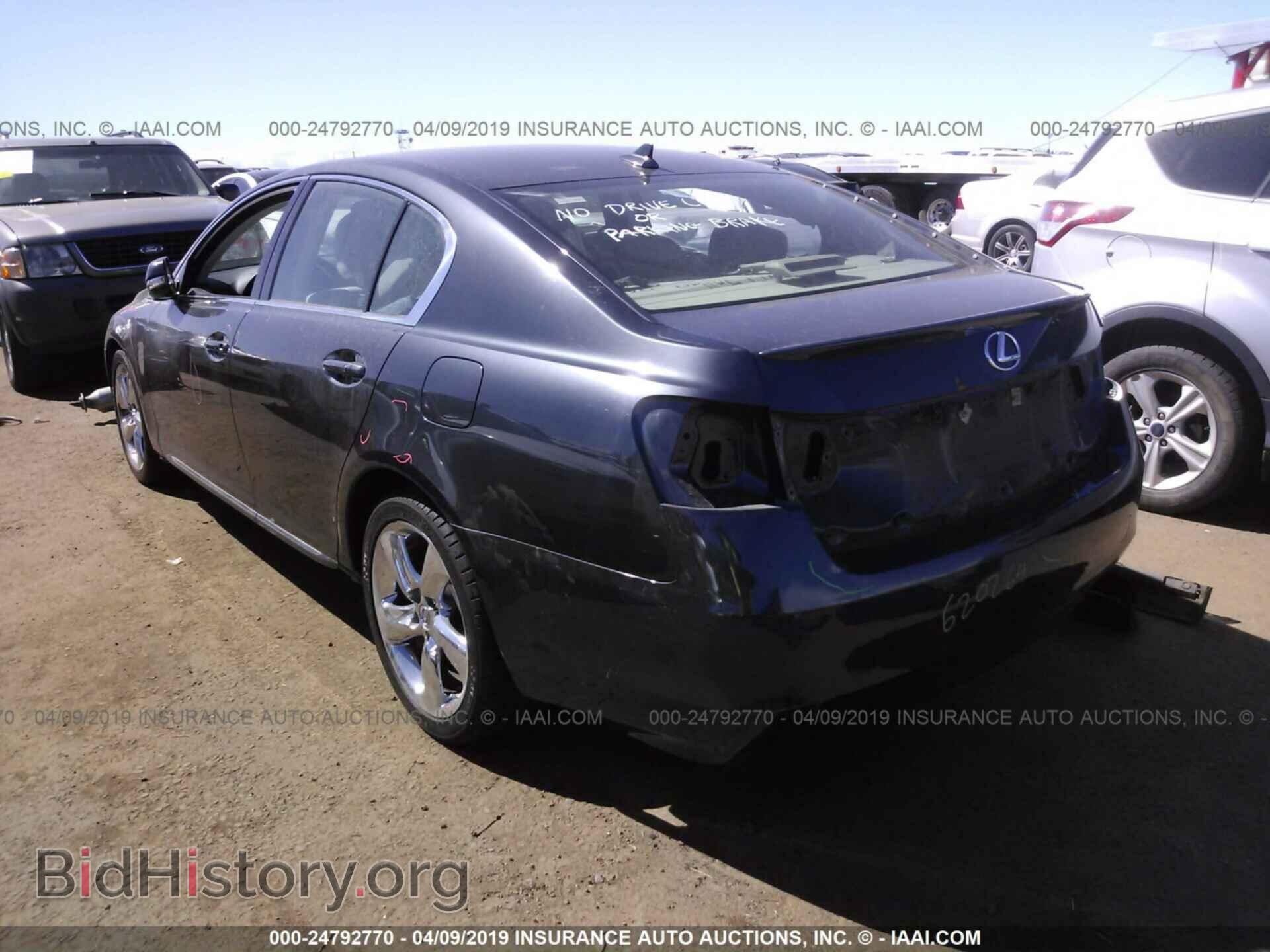 2011 LEXUS GS - VIN: JTHBE1KSXB0054230 - Photo 3